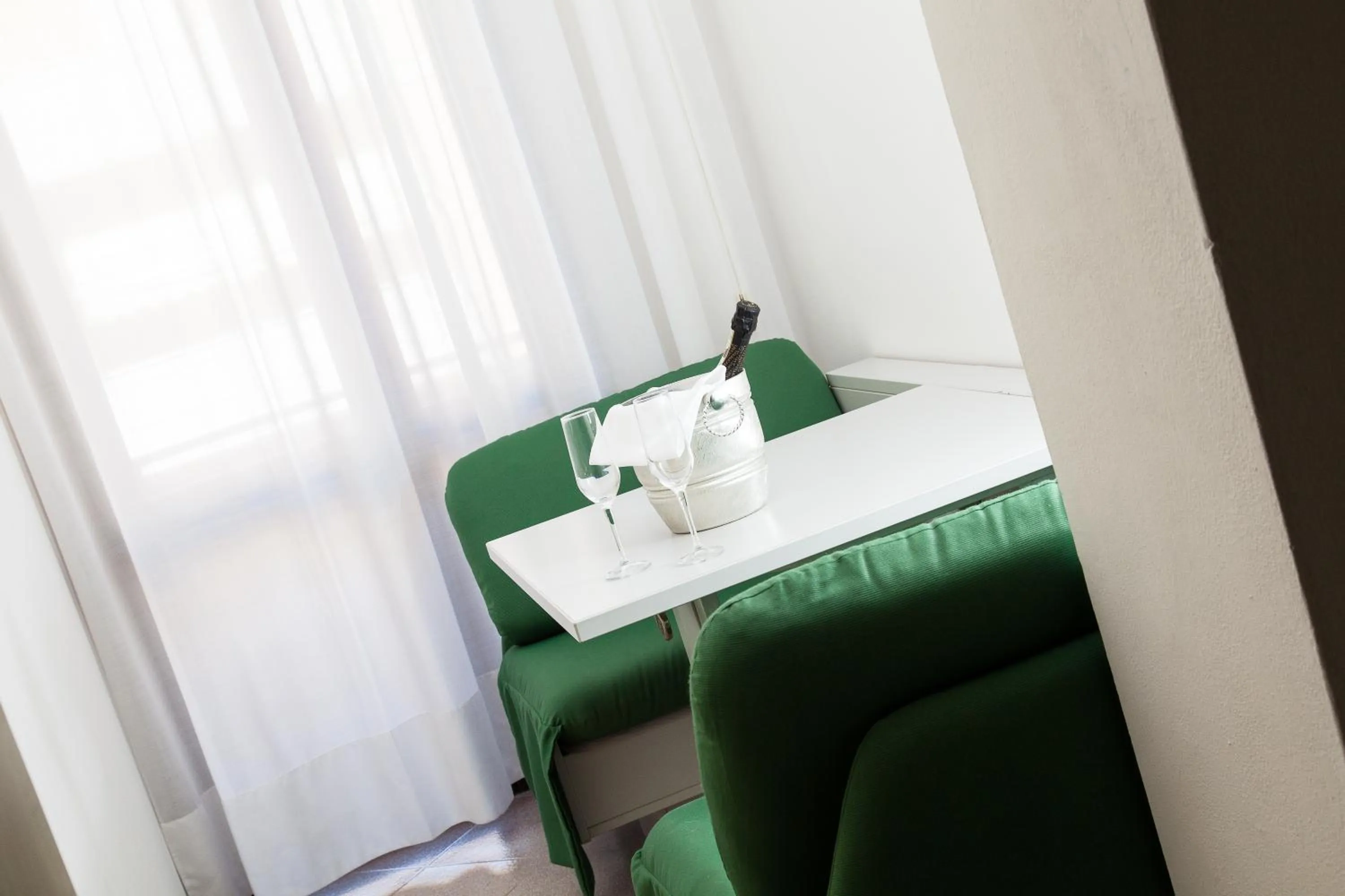 Seating area in Hotel Desiree