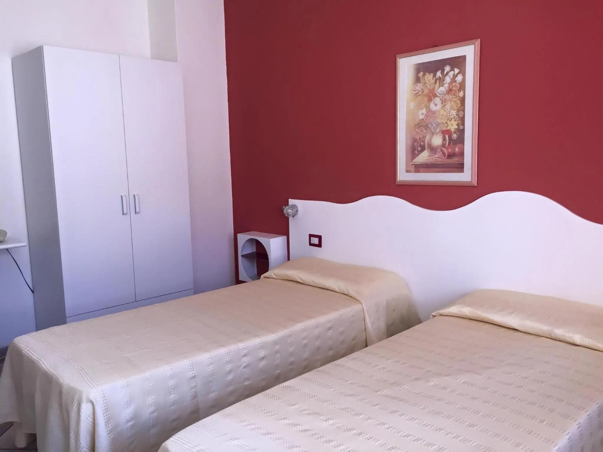 Bed in Hotel Sandalion