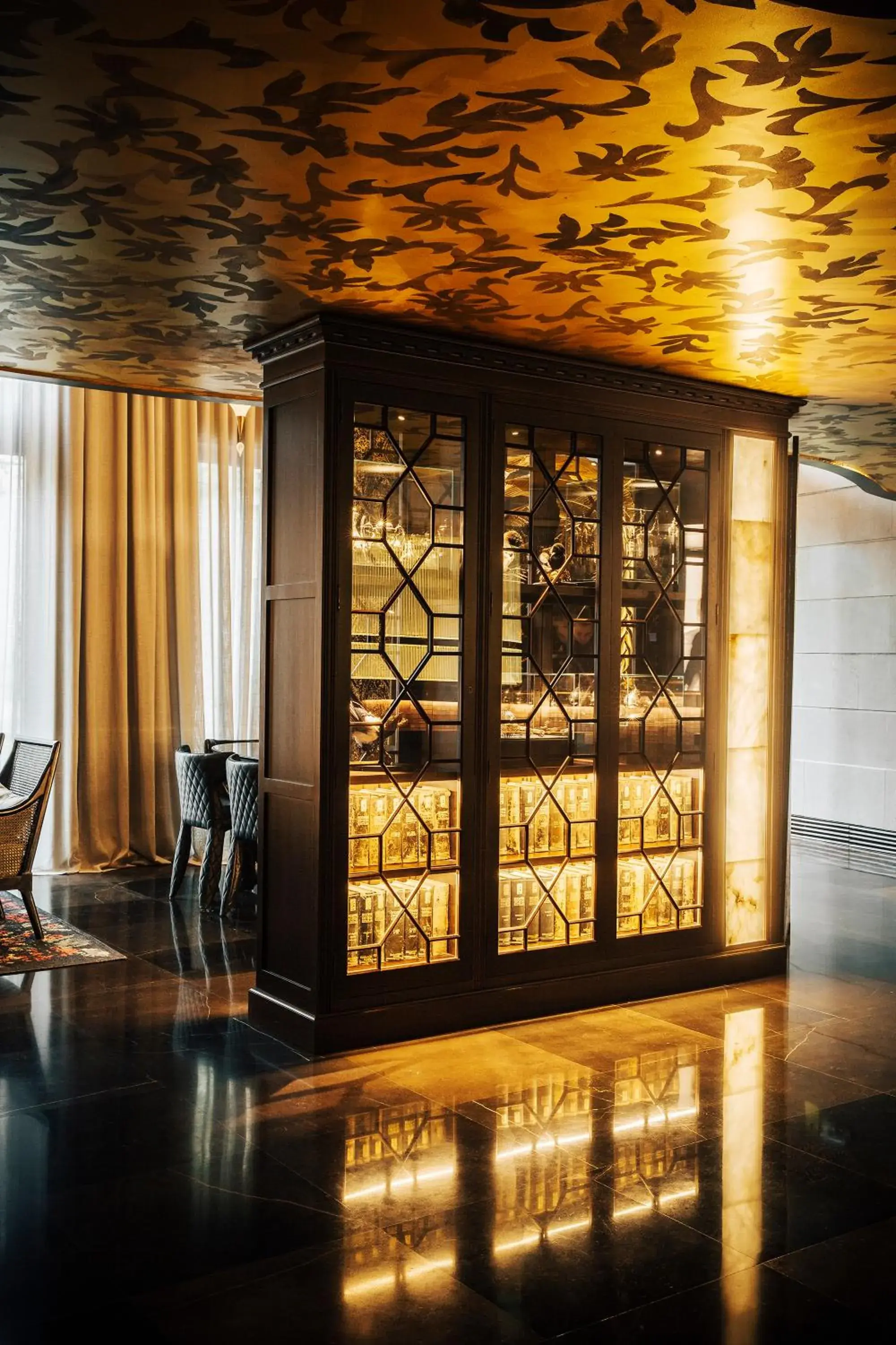 Lobby or reception in Hotel Bagués, a Small Luxury Hotel of the World Lobby or reception in Hotel Bagués, a Small Luxury Hotel of the World