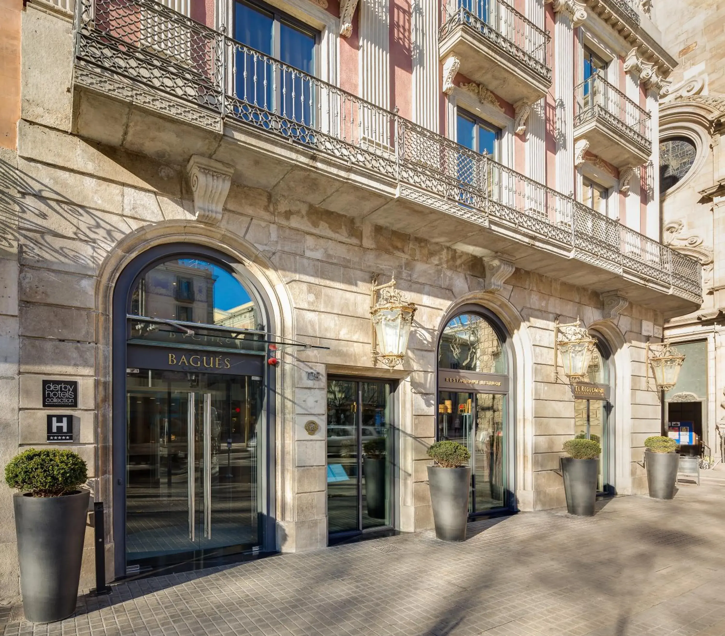 Facade/entrance in Hotel Bagués, a Small Luxury Hotel of the World Facade/entrance in Hotel Bagués, a Small Luxury Hotel of the World