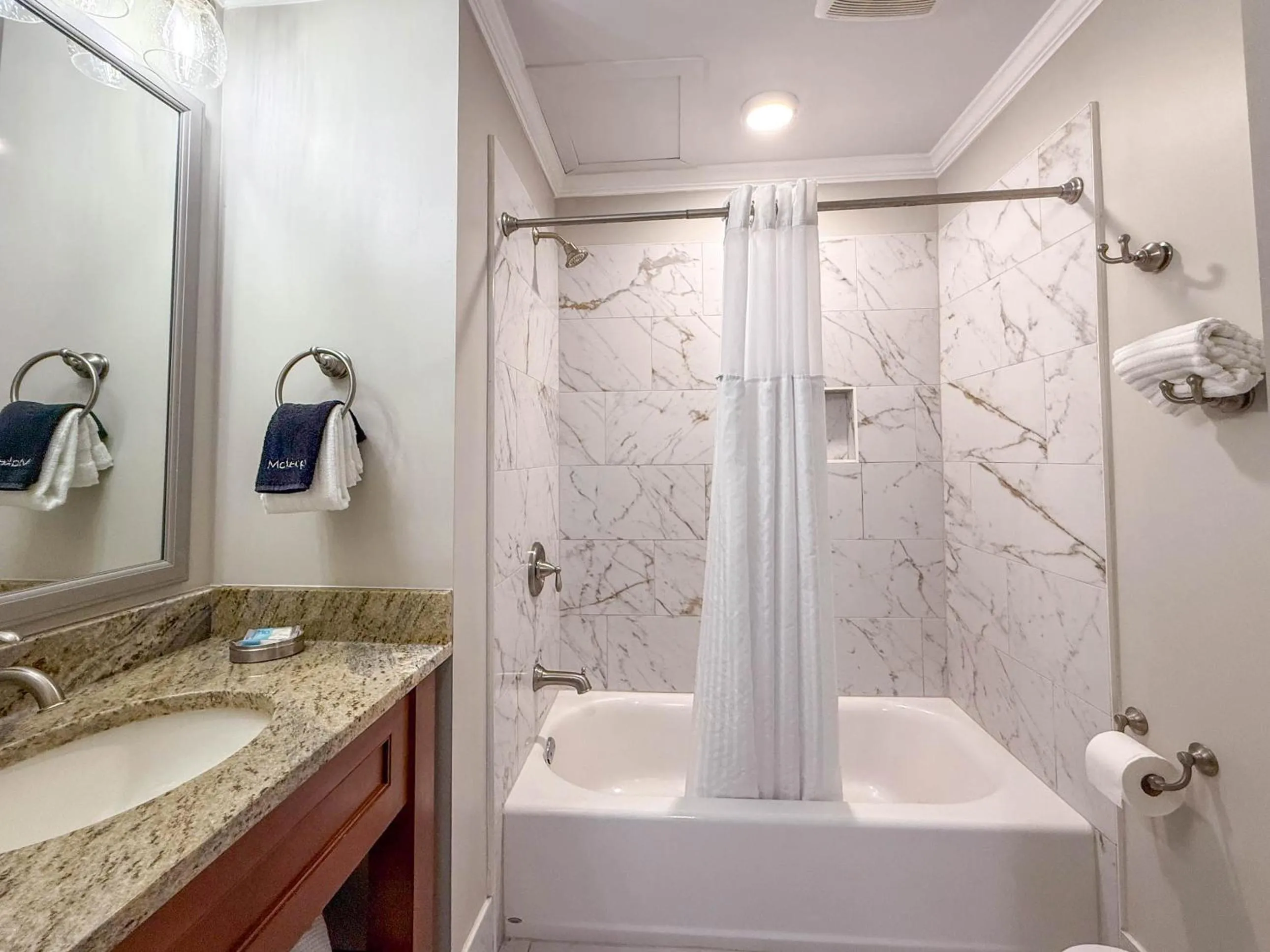 Bathroom in East Bay Inn, Historic Inns of Savannah Collection