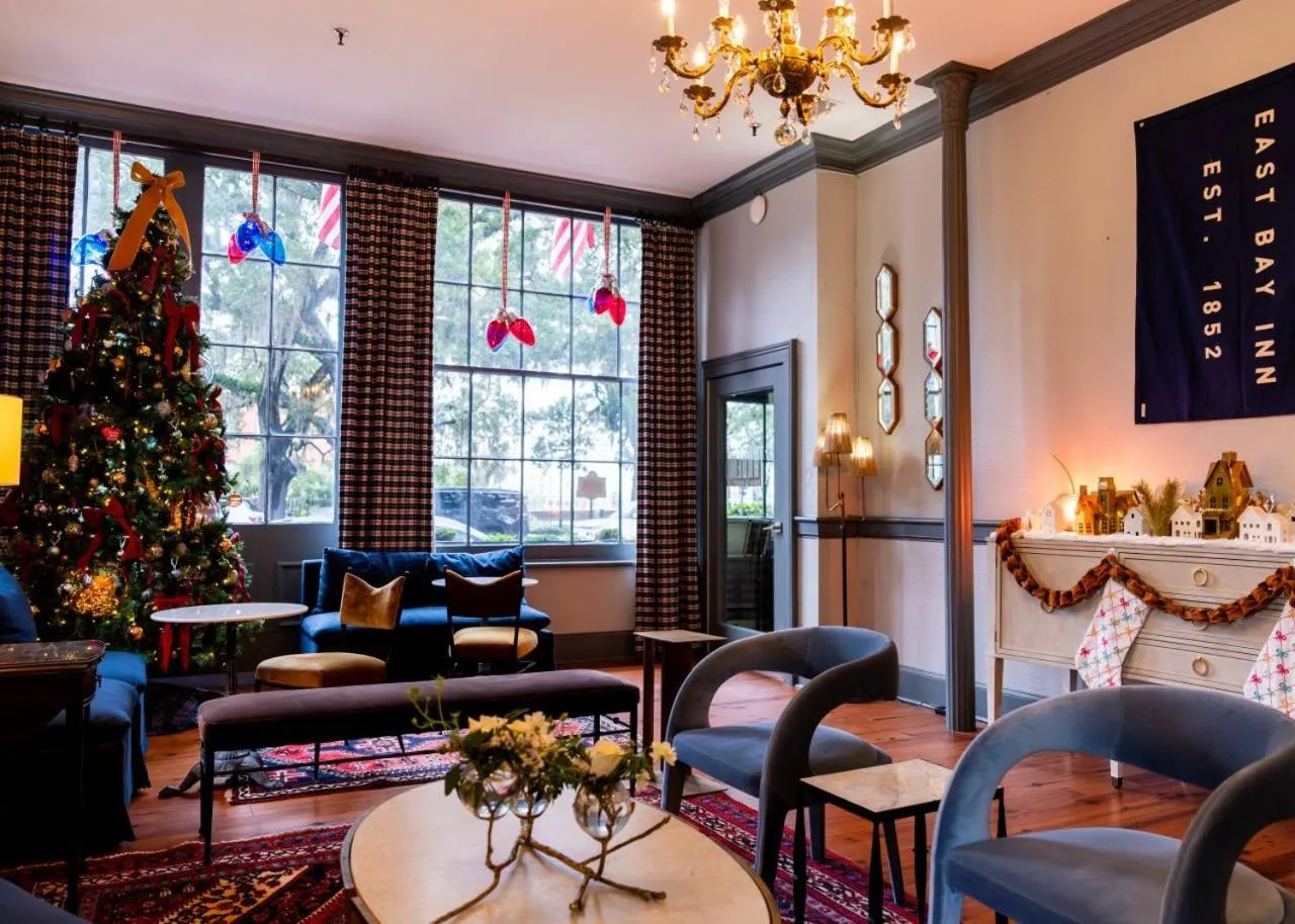 Lobby or reception in East Bay Inn, Historic Inns of Savannah Collection