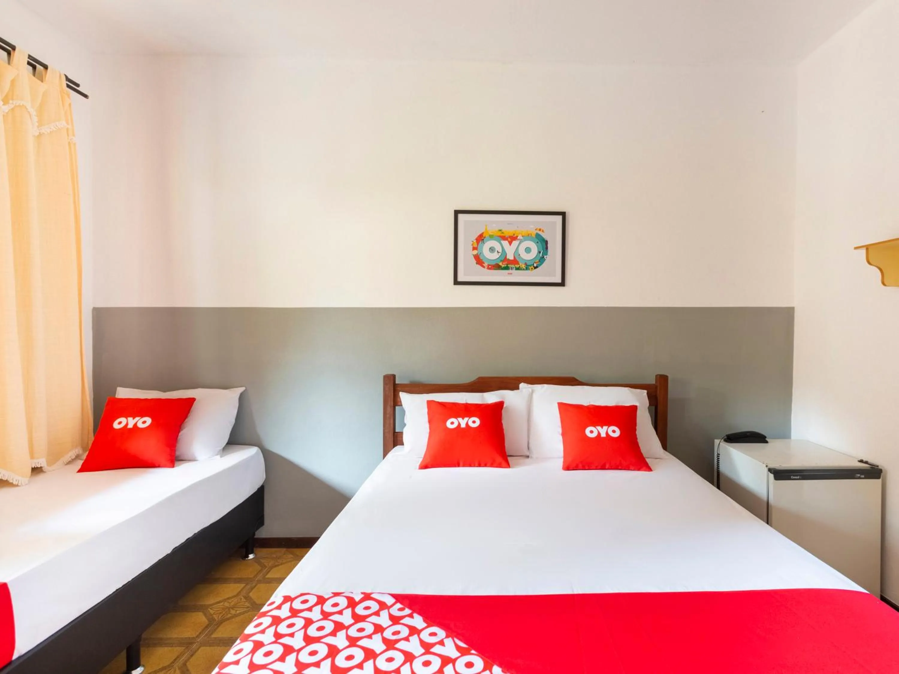 Bedroom in OYO Hotel Recanto Do Alto, Teresópolis