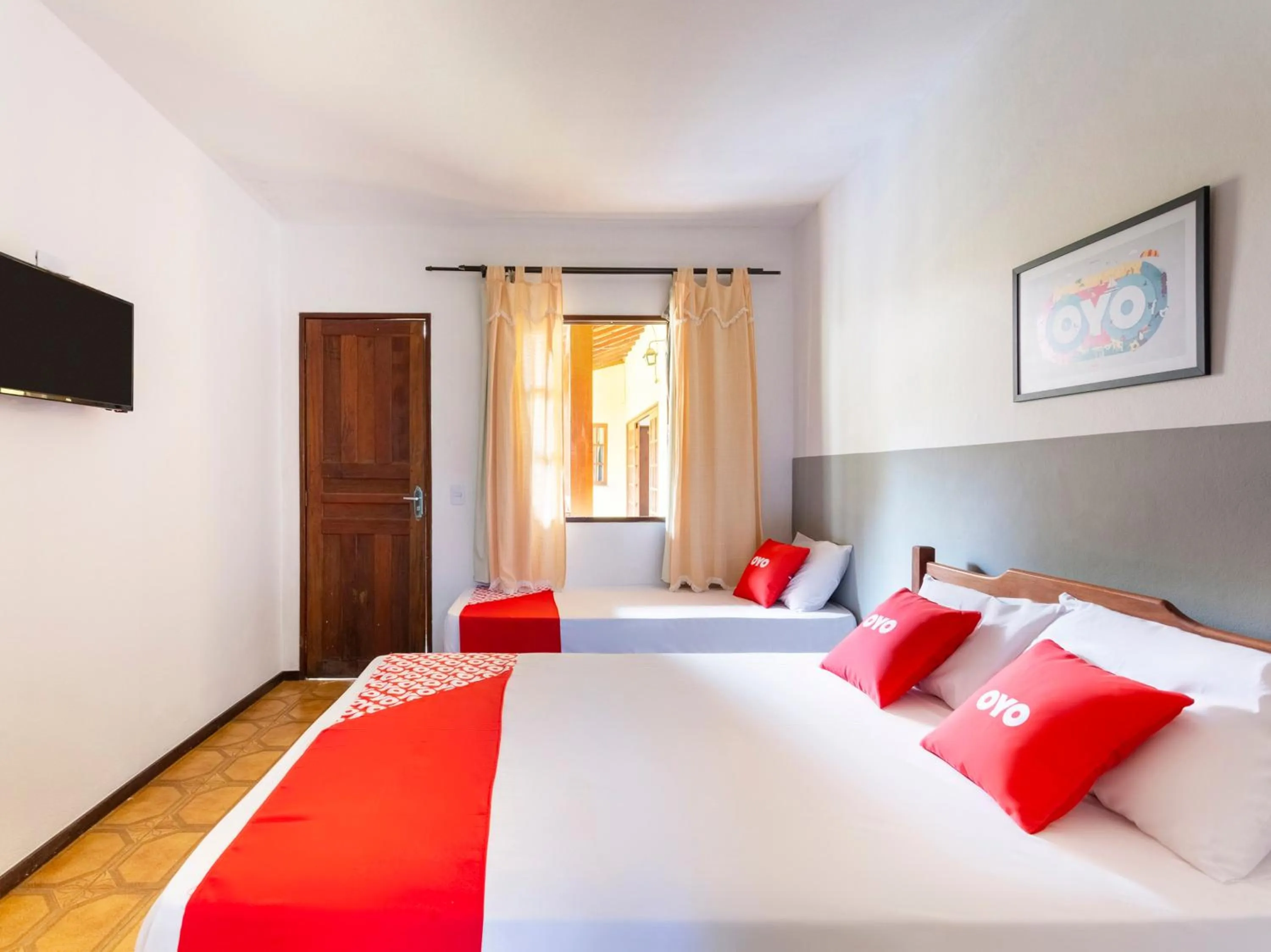 Bedroom in OYO Hotel Recanto Do Alto, Teresópolis