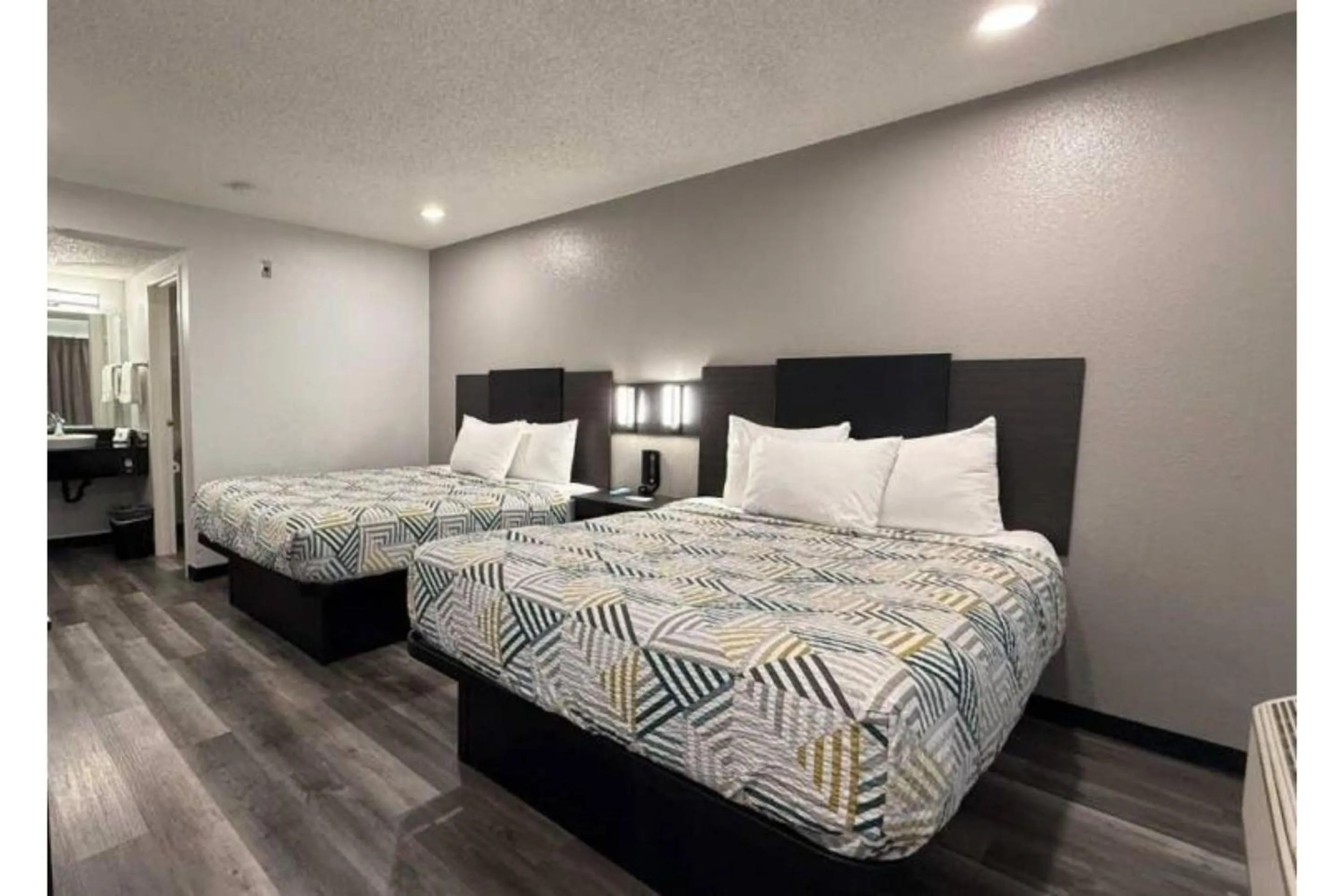 Bed in Motel 6-Seattle, WA - South