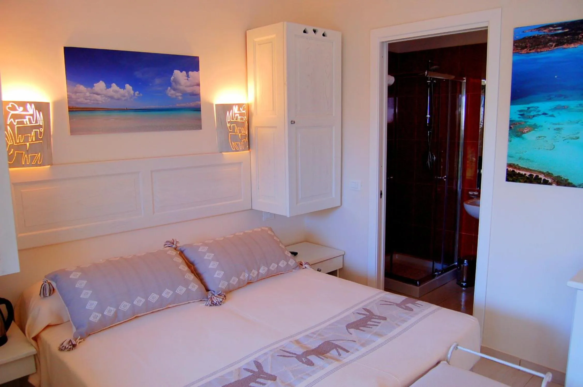 Decorative detail, Bed in Hotel Budoni Beach