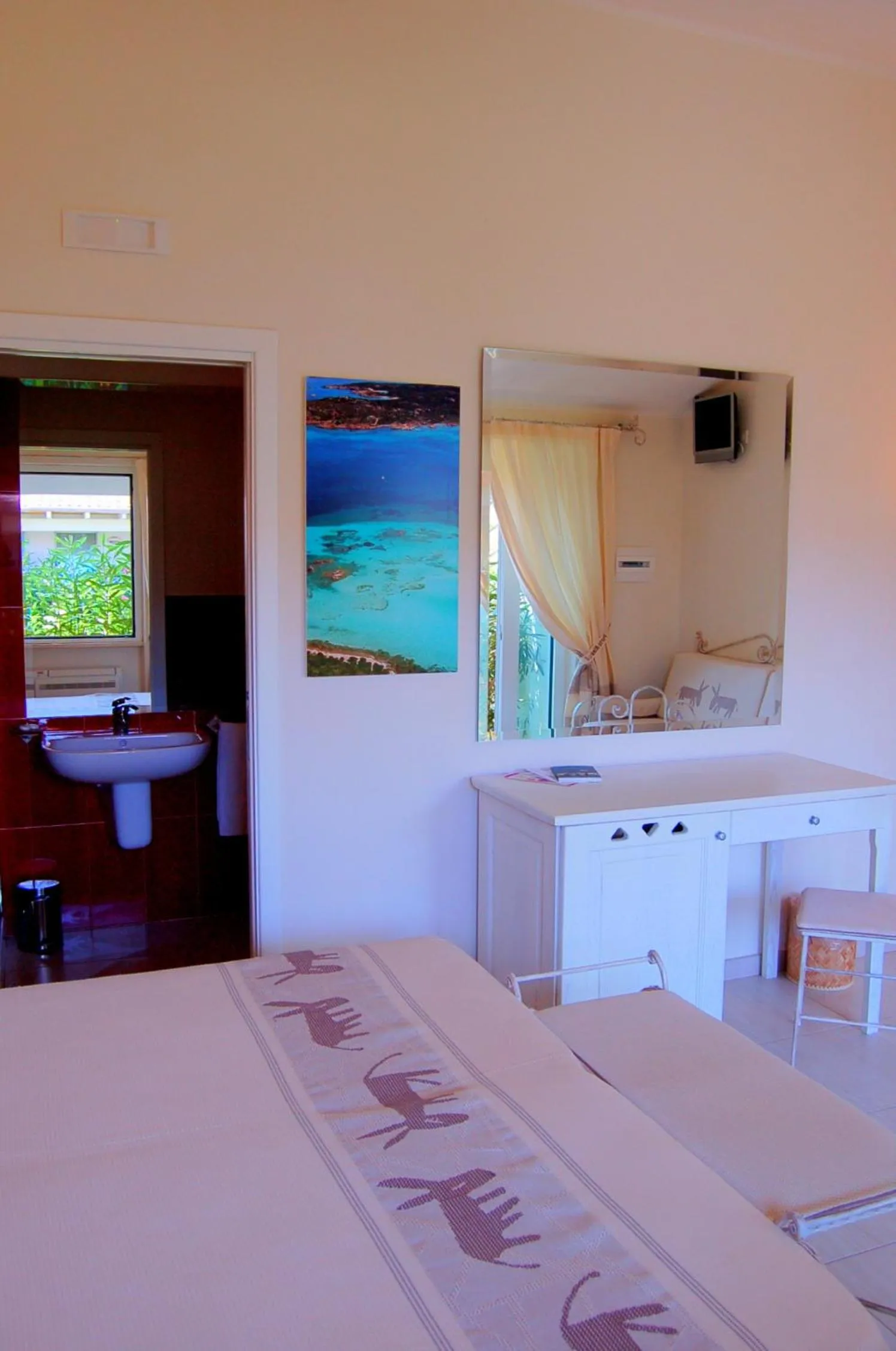 Decorative detail, Bed in Hotel Budoni Beach