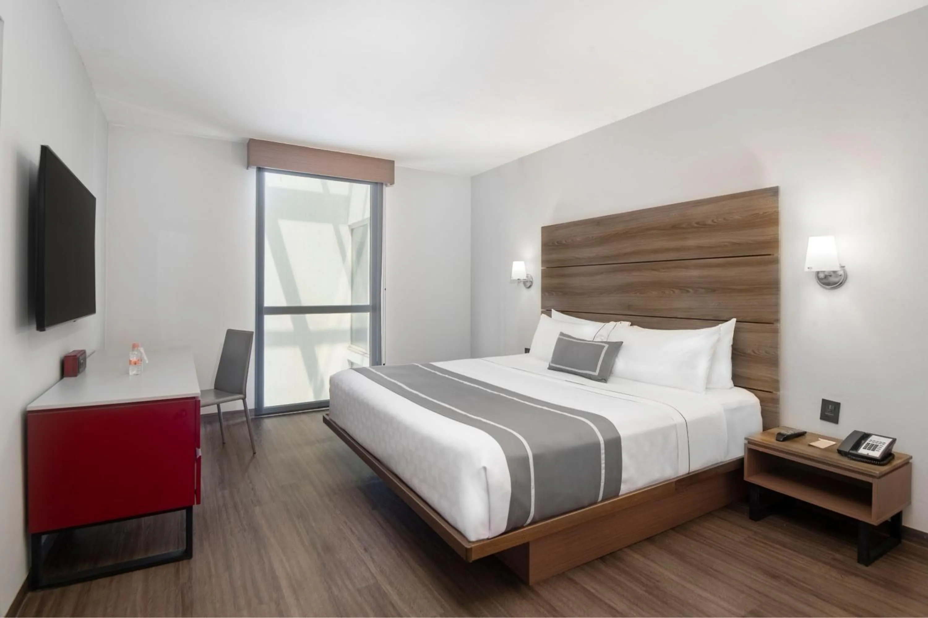 Bedroom, Bed in City Express Plus by Marriott Ciudad de México Insurgentes Sur
