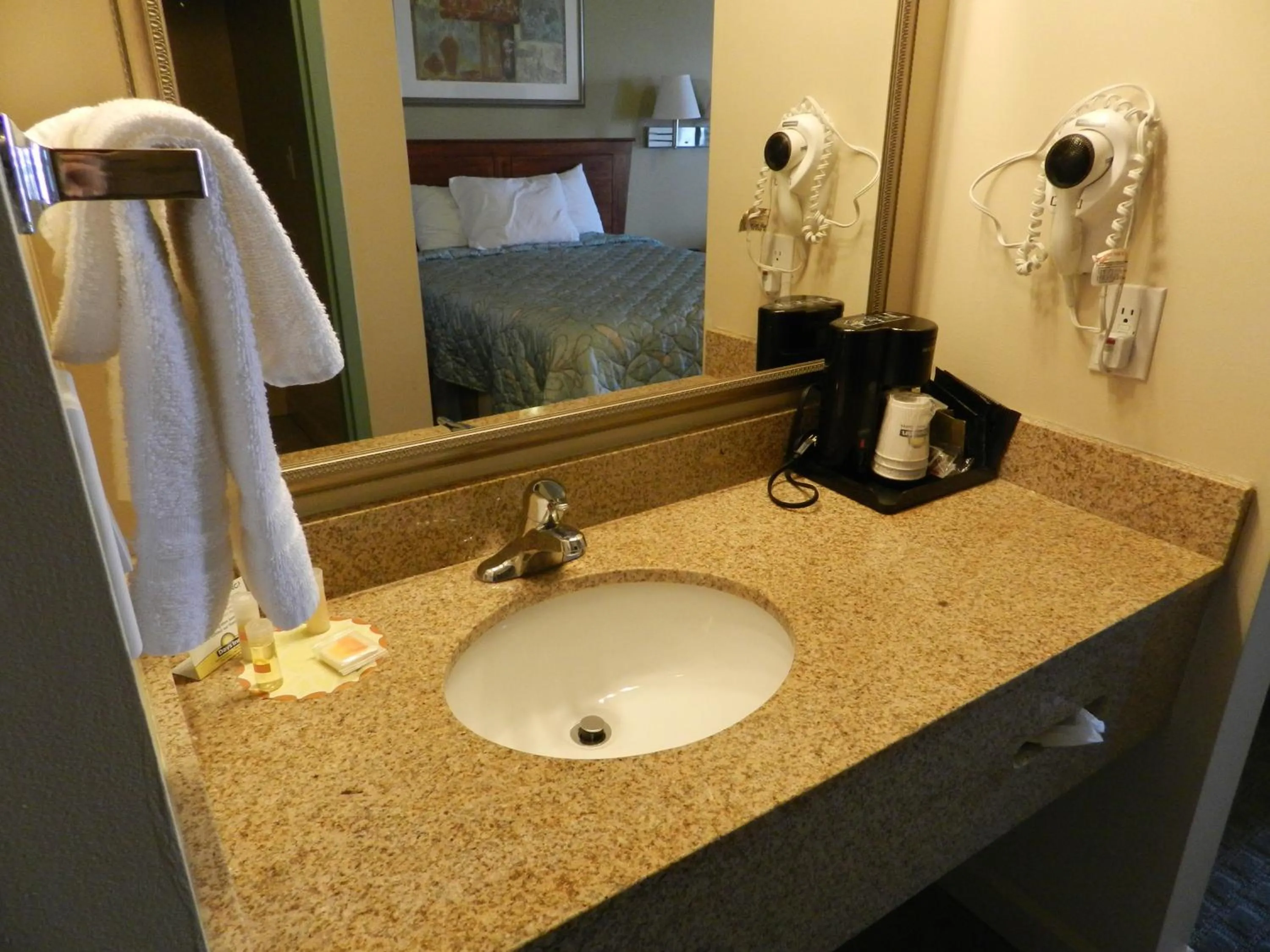 Bathroom in Days Inn by Wyndham Downtown St. Louis