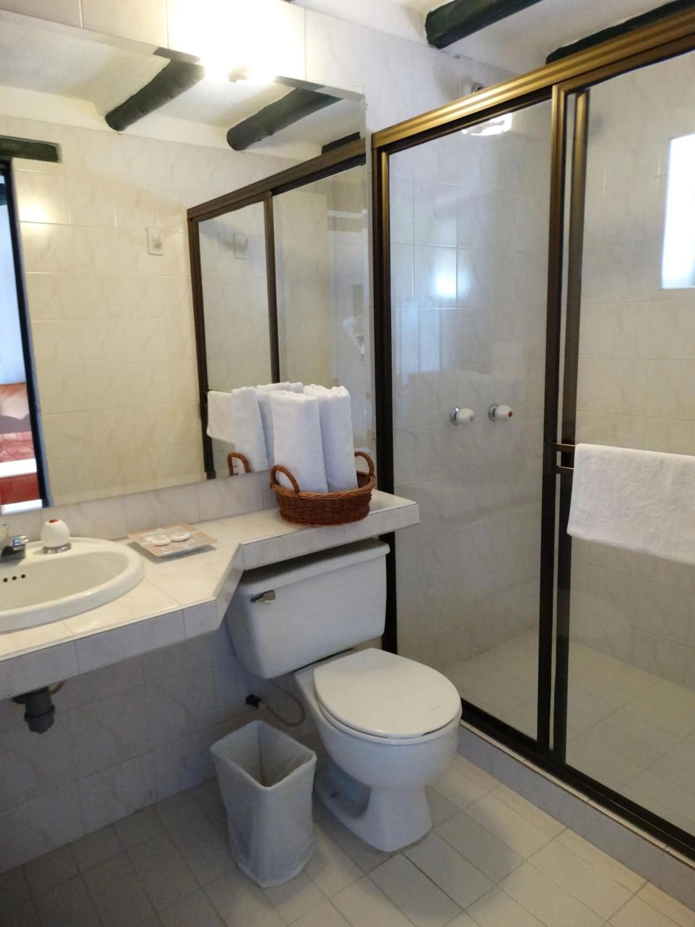 Bathroom in Hotel Hospederia San Carlos Villa De Leyva