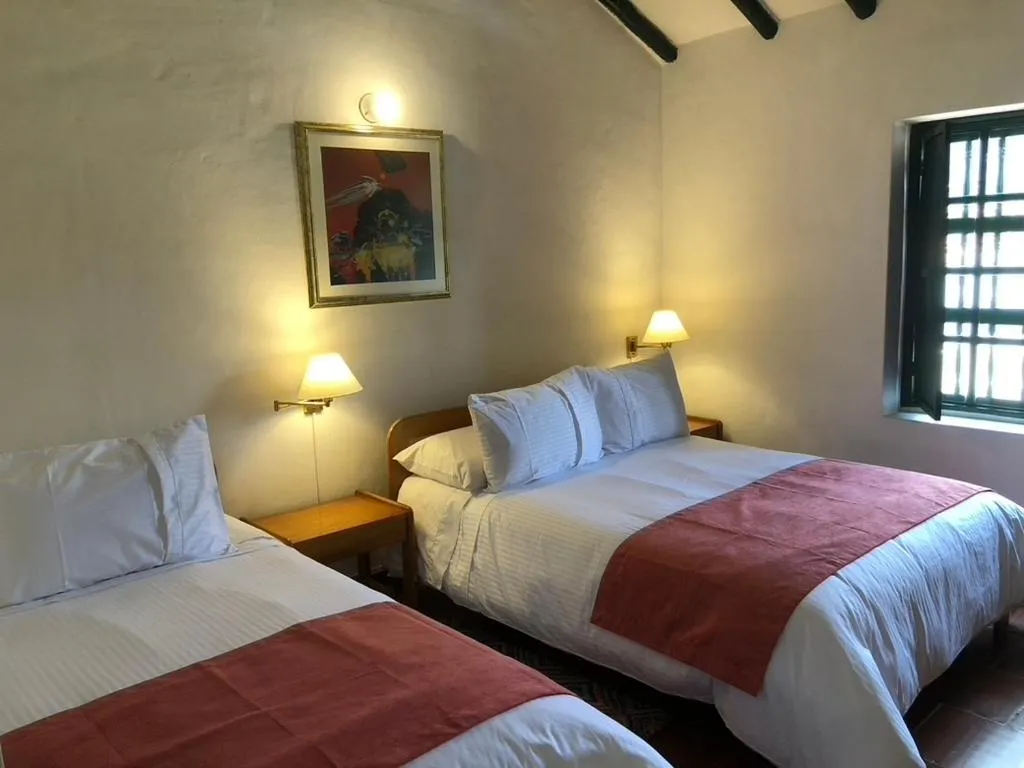 Bed in Hotel Hospederia San Carlos Villa De Leyva