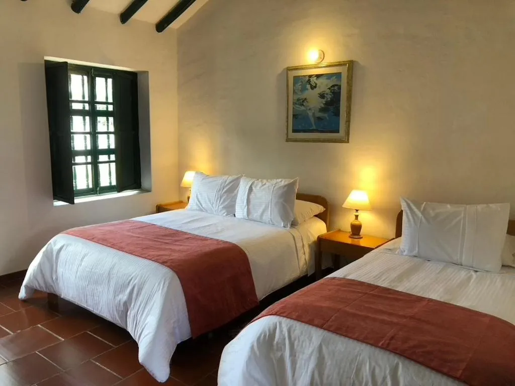 Bed in Hotel Hospederia San Carlos Villa De Leyva