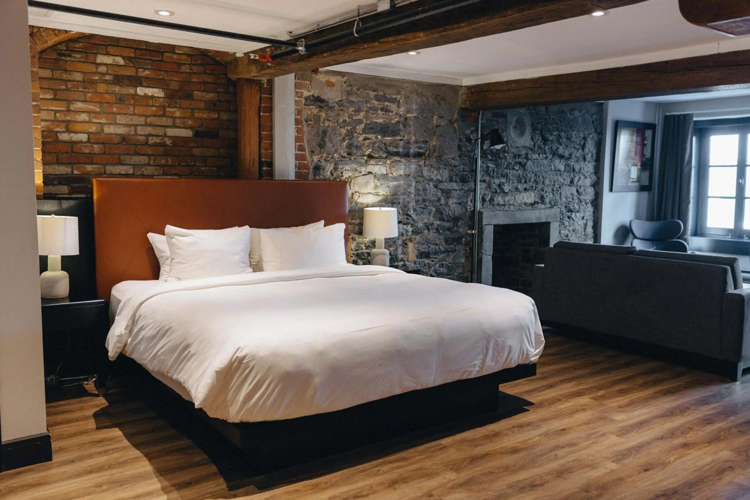 Bedroom, Bed in Lofts du Vieux-Port by Gray Collection