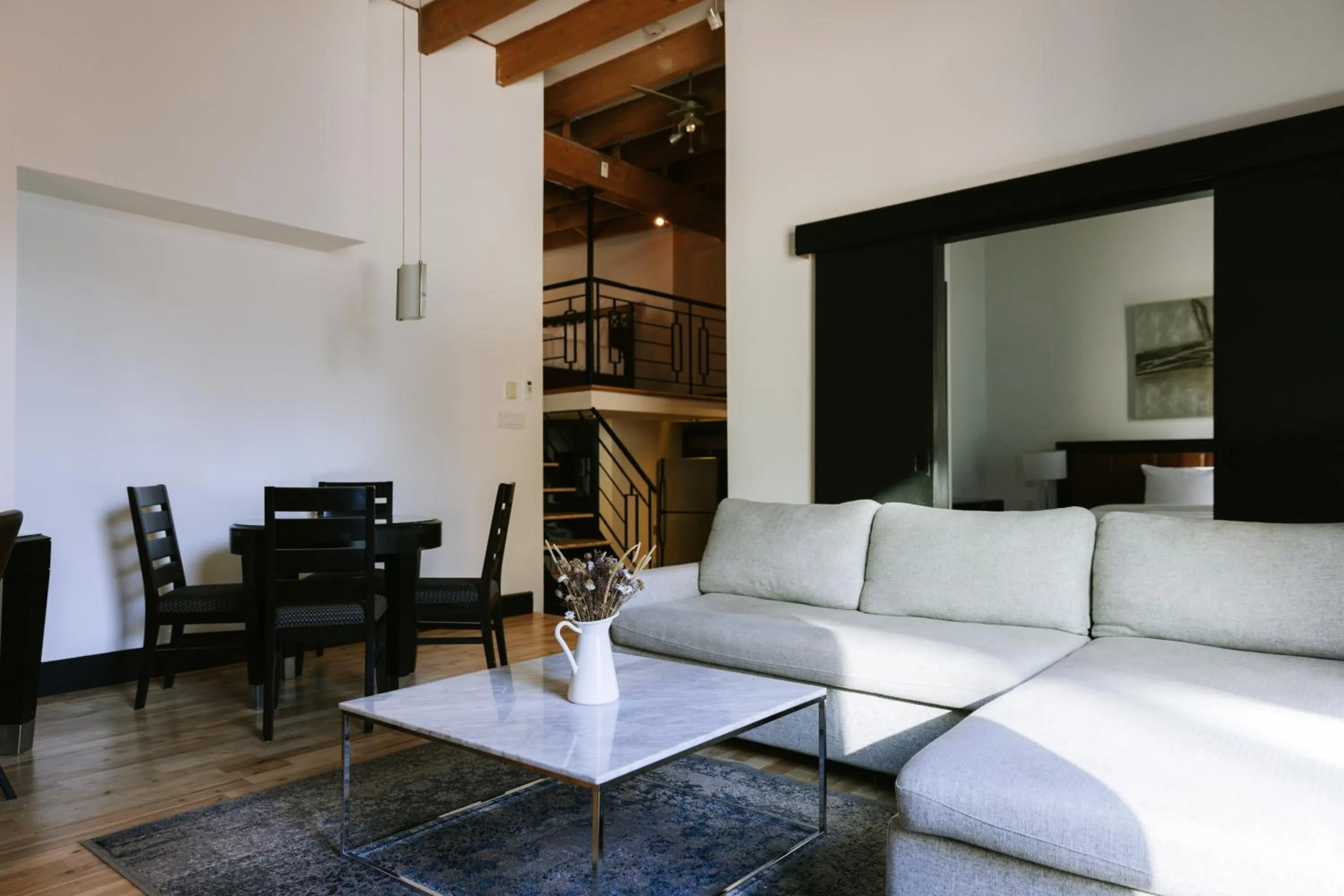 Living room in Lofts du Vieux-Port by Gray Collection