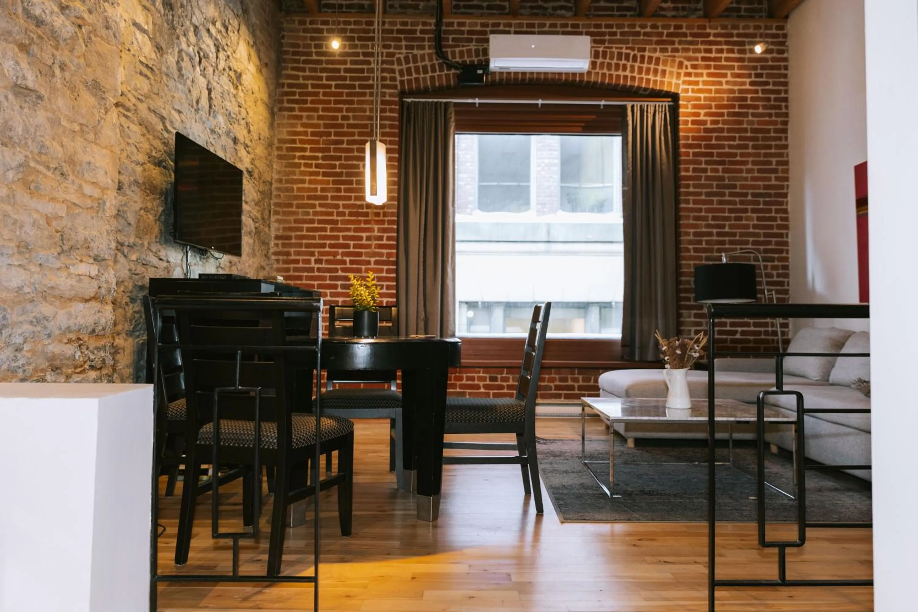 Living room in Lofts du Vieux-Port by Gray Collection
