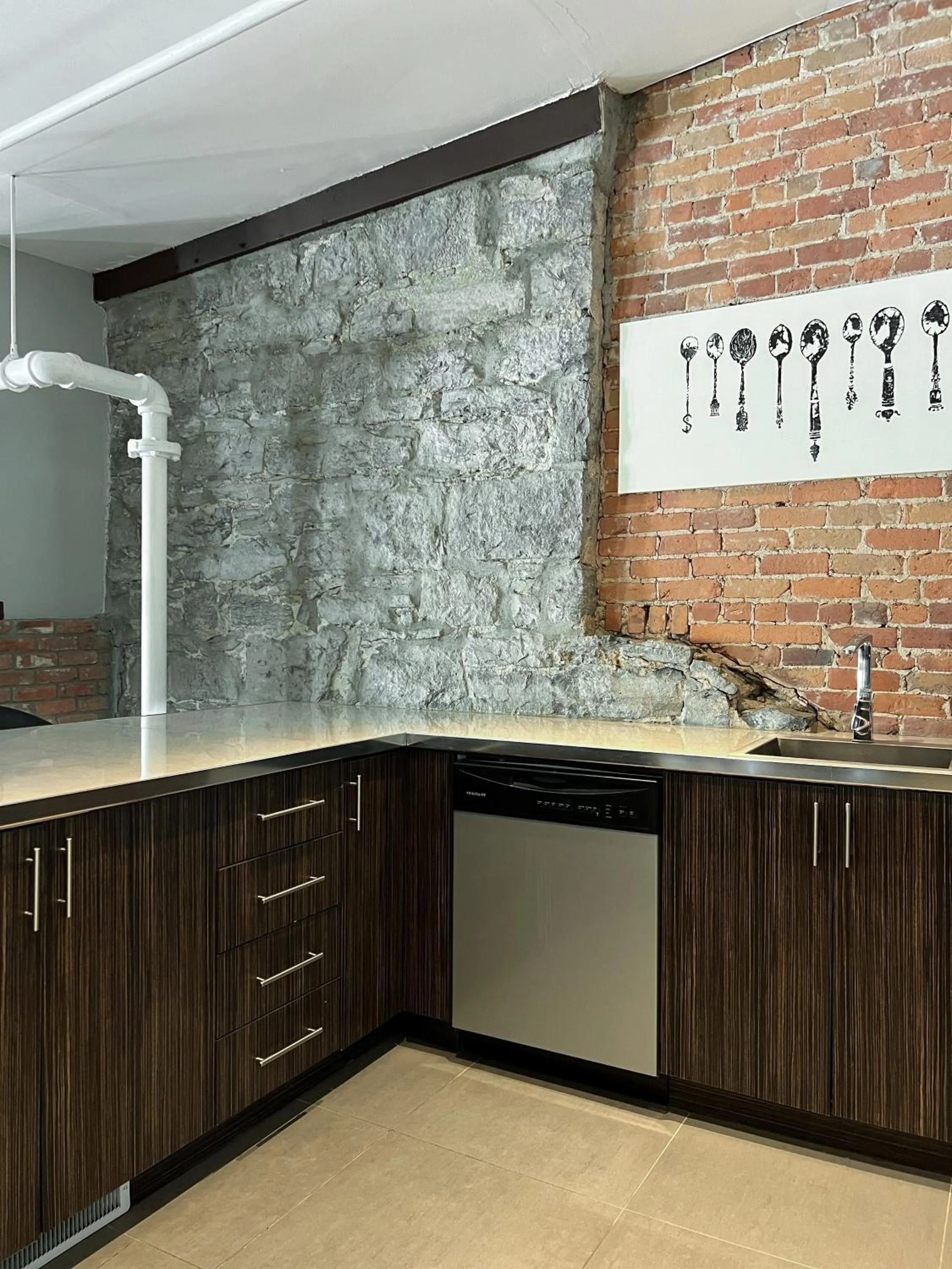 Kitchen or kitchenette in Lofts du Vieux-Port by Gray Collection