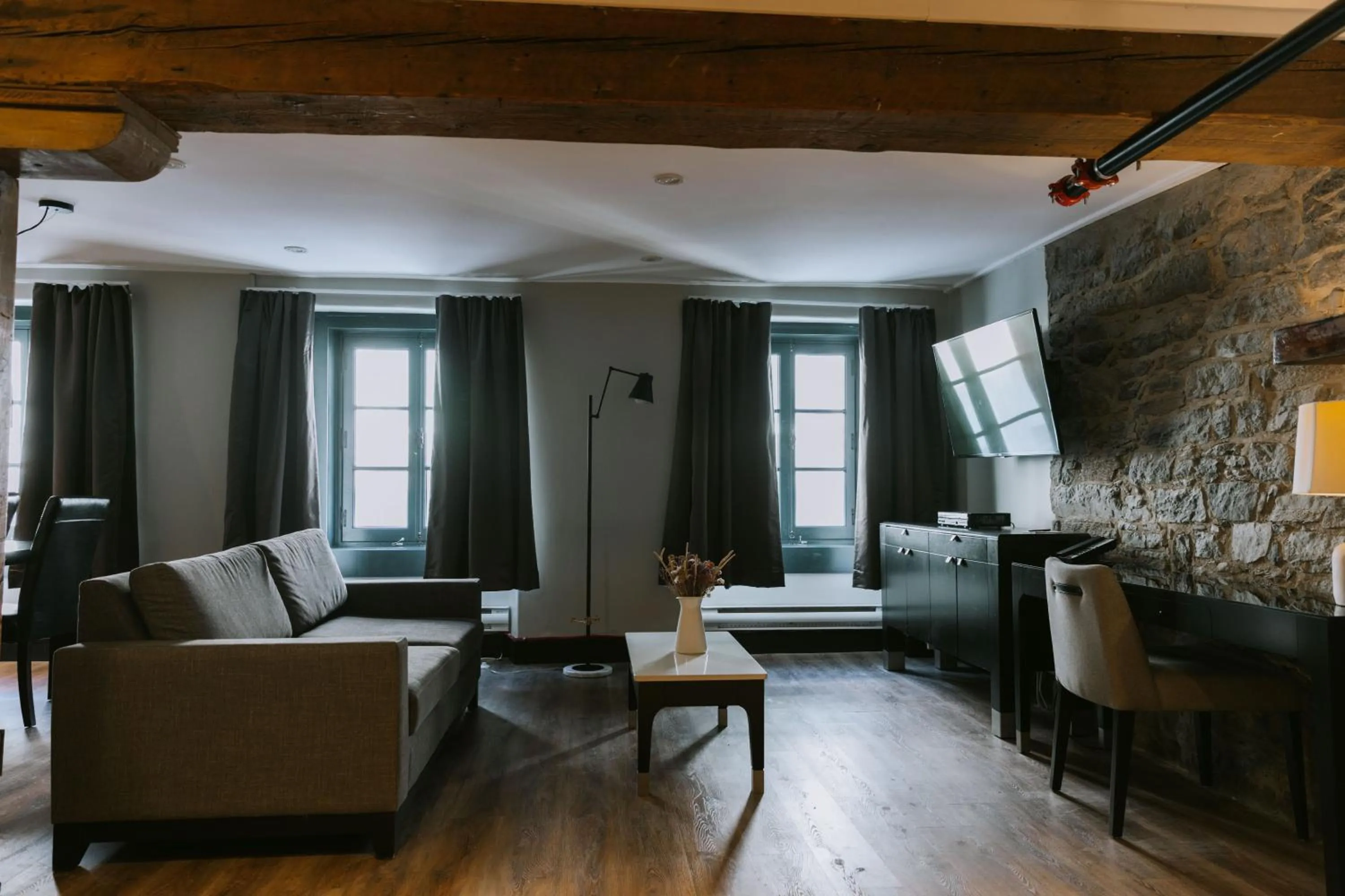 Living room in Lofts du Vieux-Port by Gray Collection