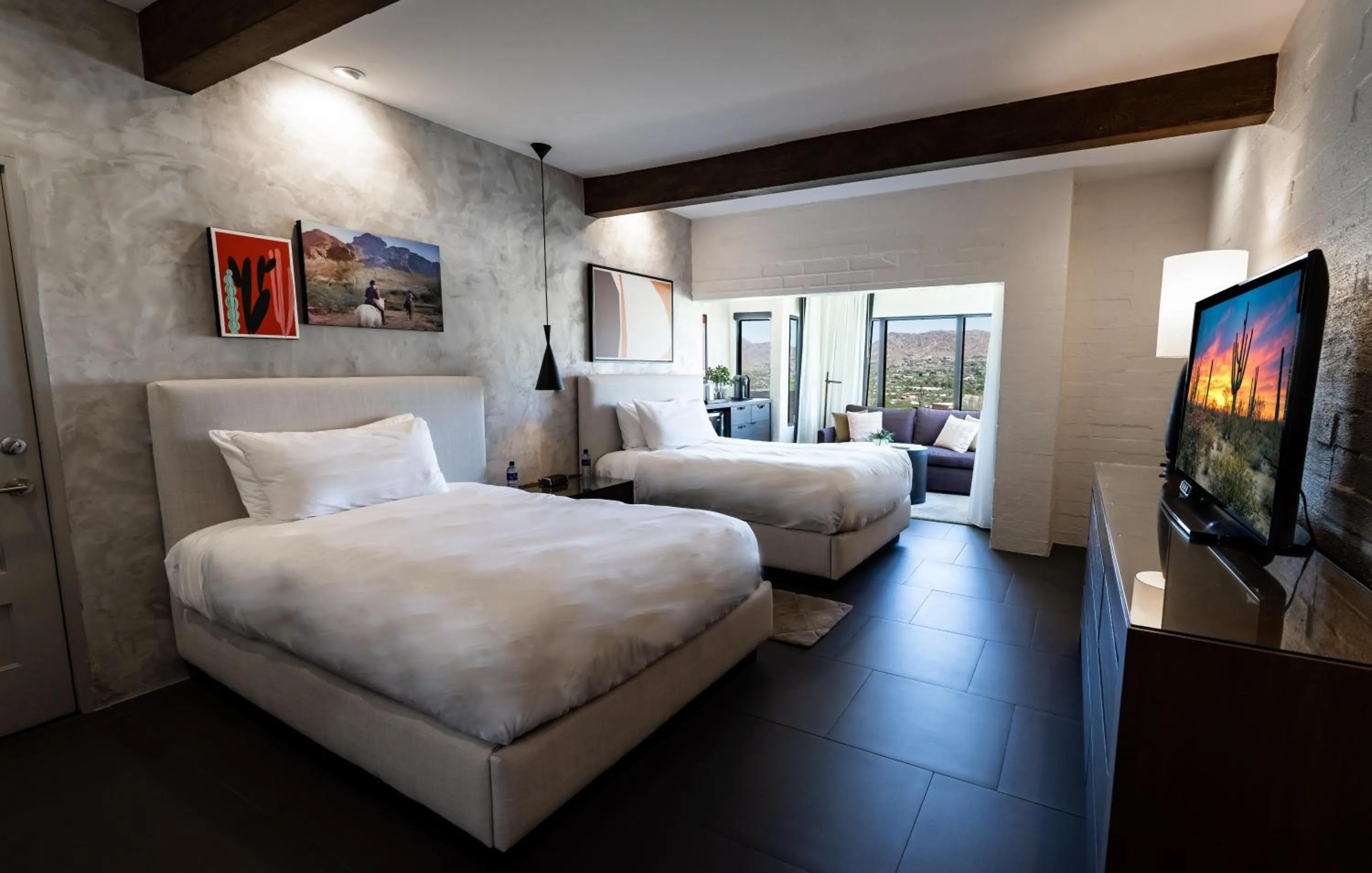 Photo of the whole room, Bed in Sanctuary Camelback Mountain Resort and Spa