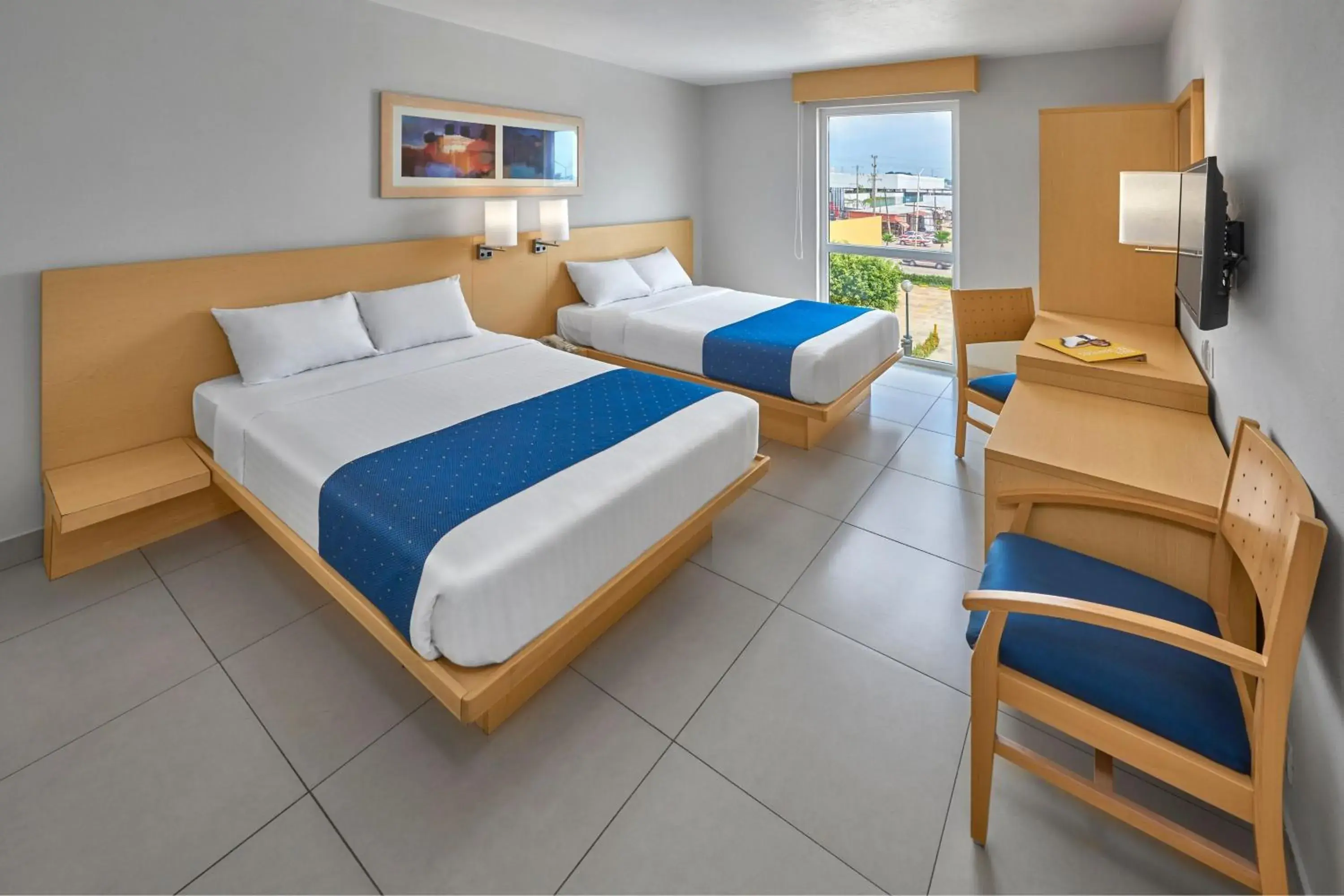 Double Room with Two Double Beds in City Express by Marriott Minatitlán Double Room with Two Double Beds in City Express by Marriott Minatitlán