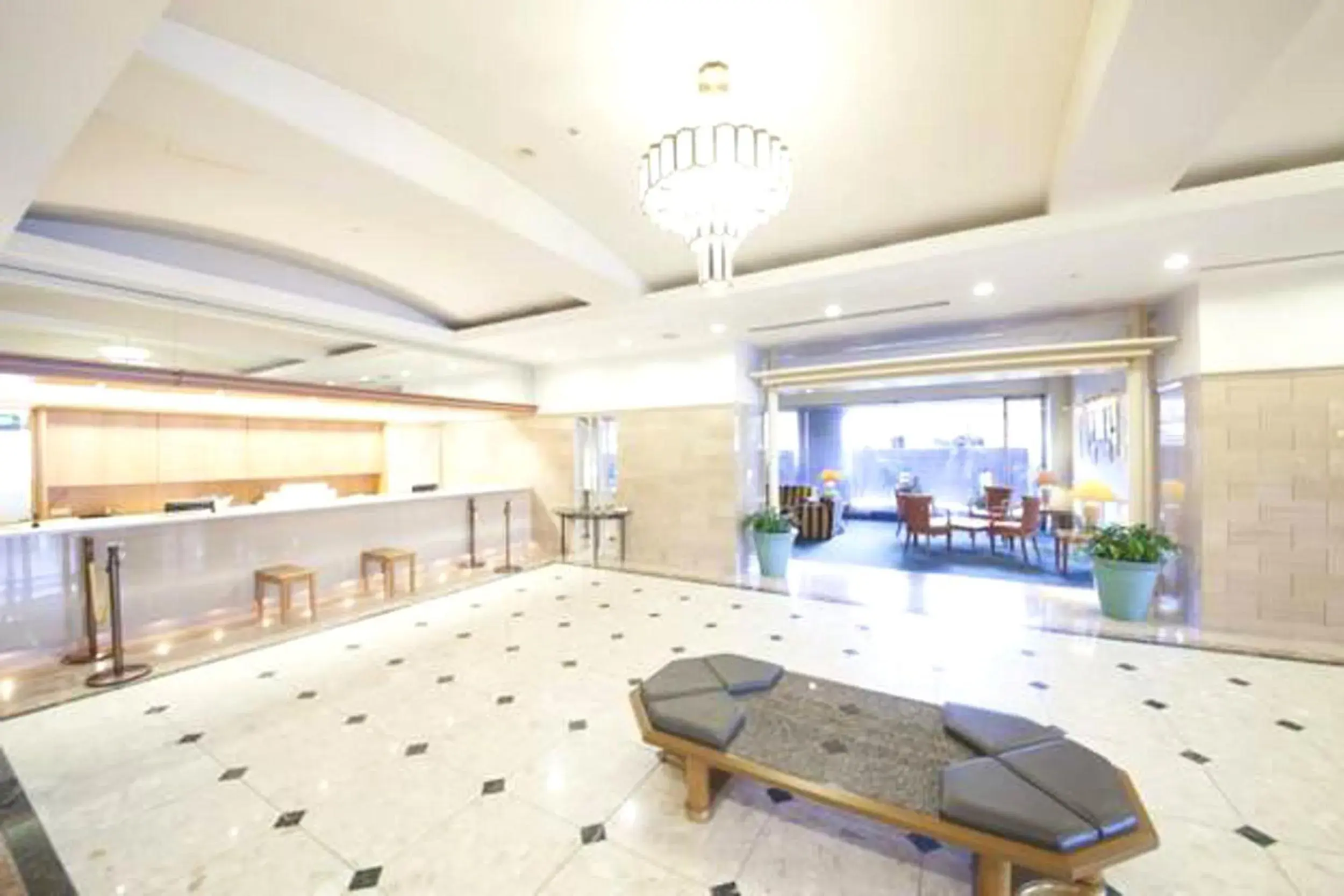 Lobby or reception, Bed in Art Hotel Joetsu Lobby or reception, Bed in Art Hotel Joetsu