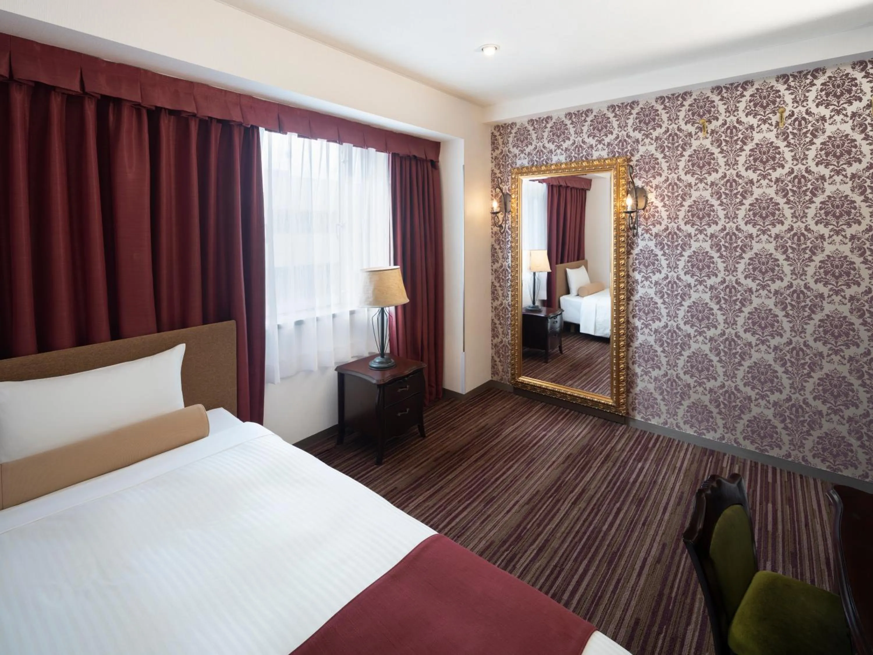 Bed in Art Hotel Joetsu