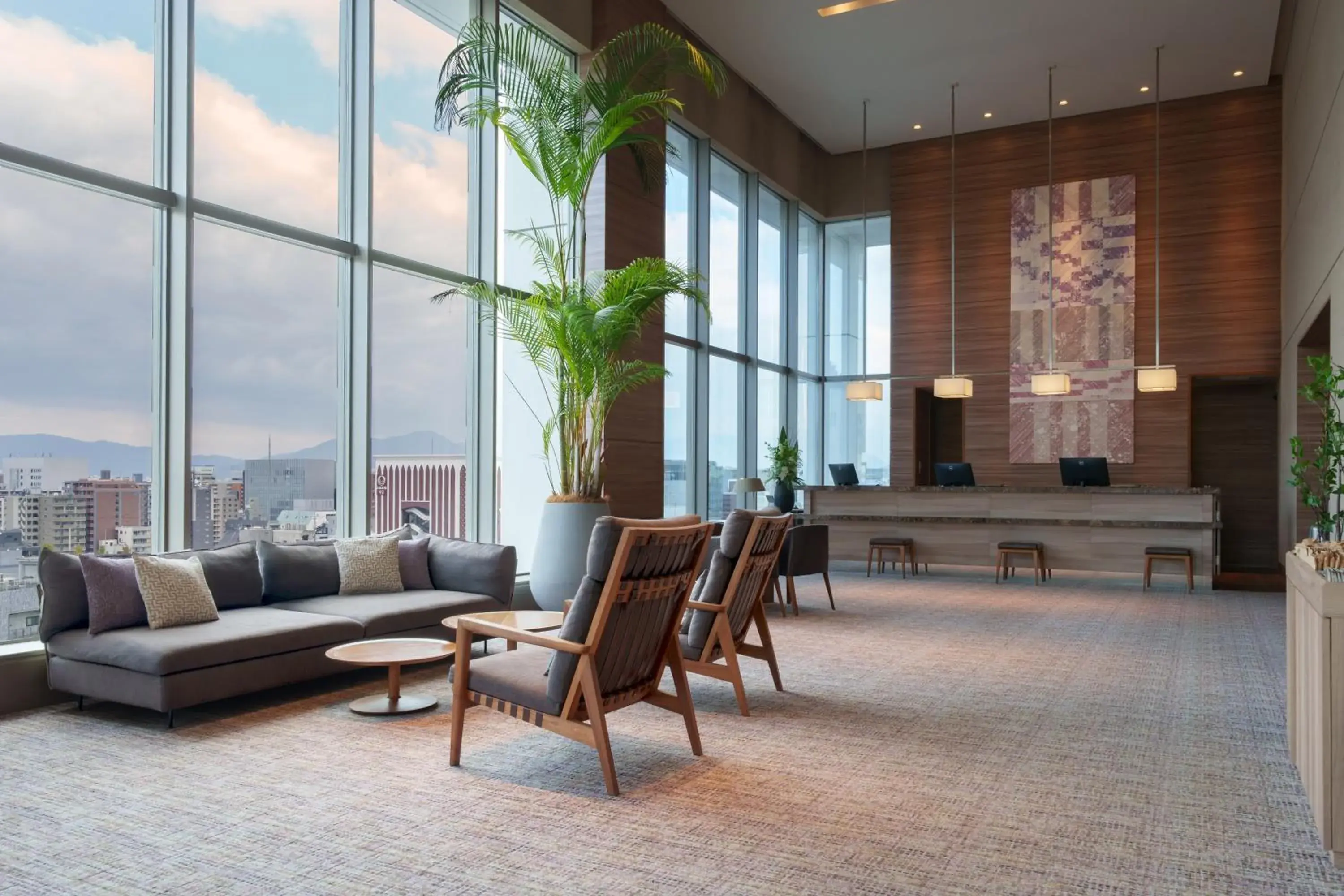 Lobby or reception in Hotel Resol Trinity Hakata Lobby or reception in Hotel Resol Trinity Hakata