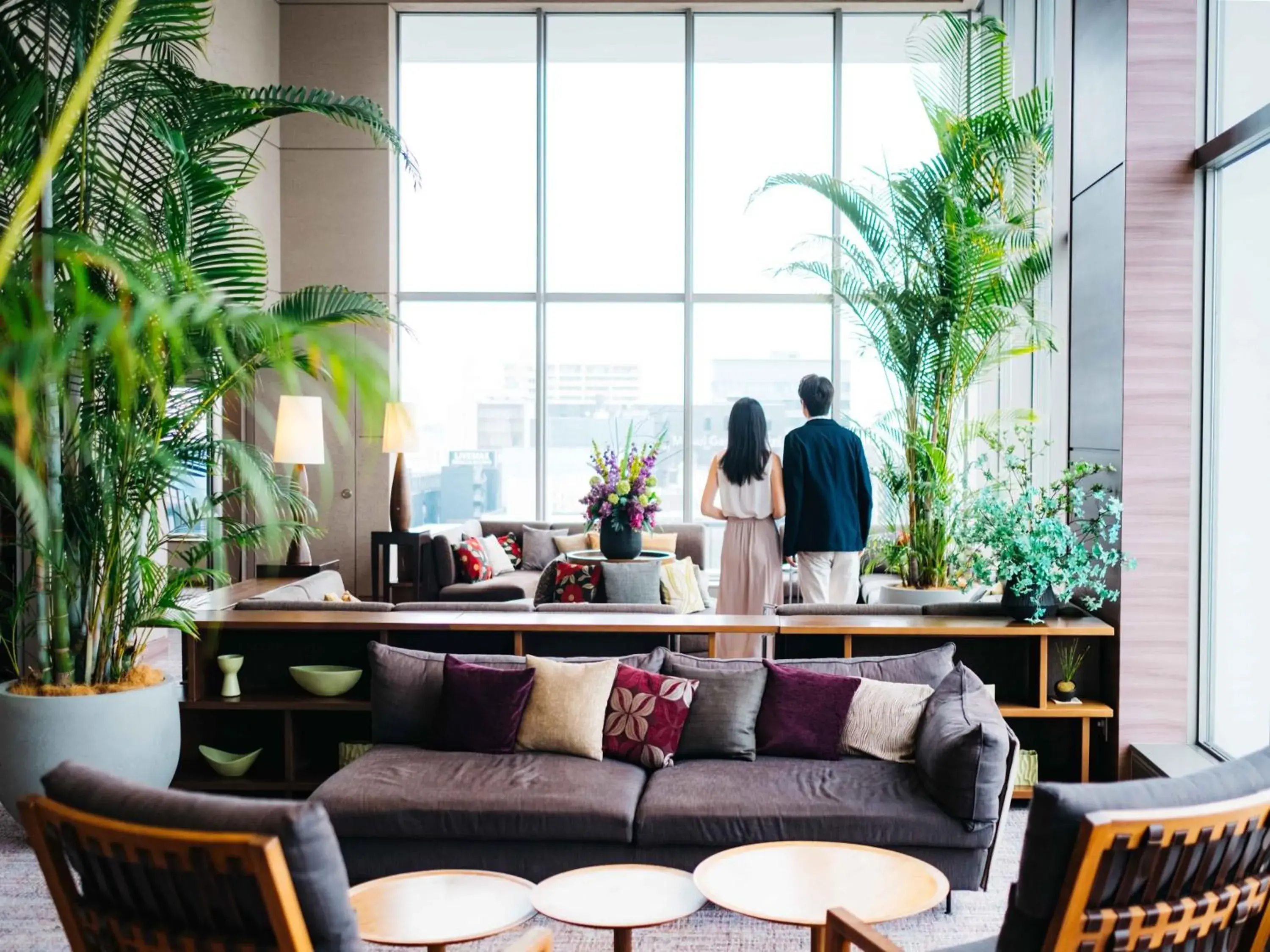 Living room in Hotel Resol Trinity Hakata Living room in Hotel Resol Trinity Hakata