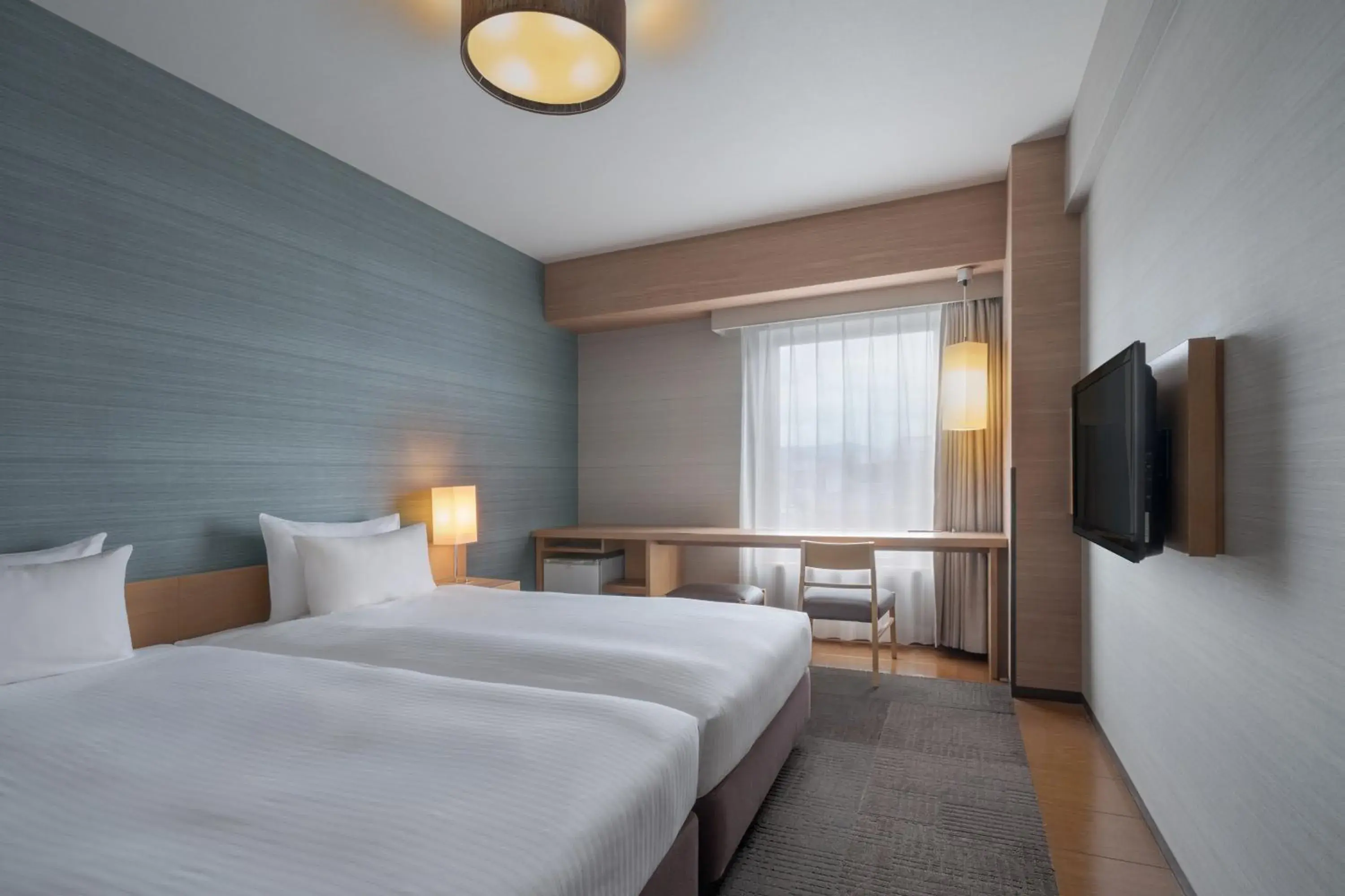 Photo of the whole room, Bed in Hotel Resol Trinity Hakata Photo of the whole room, Bed in Hotel Resol Trinity Hakata