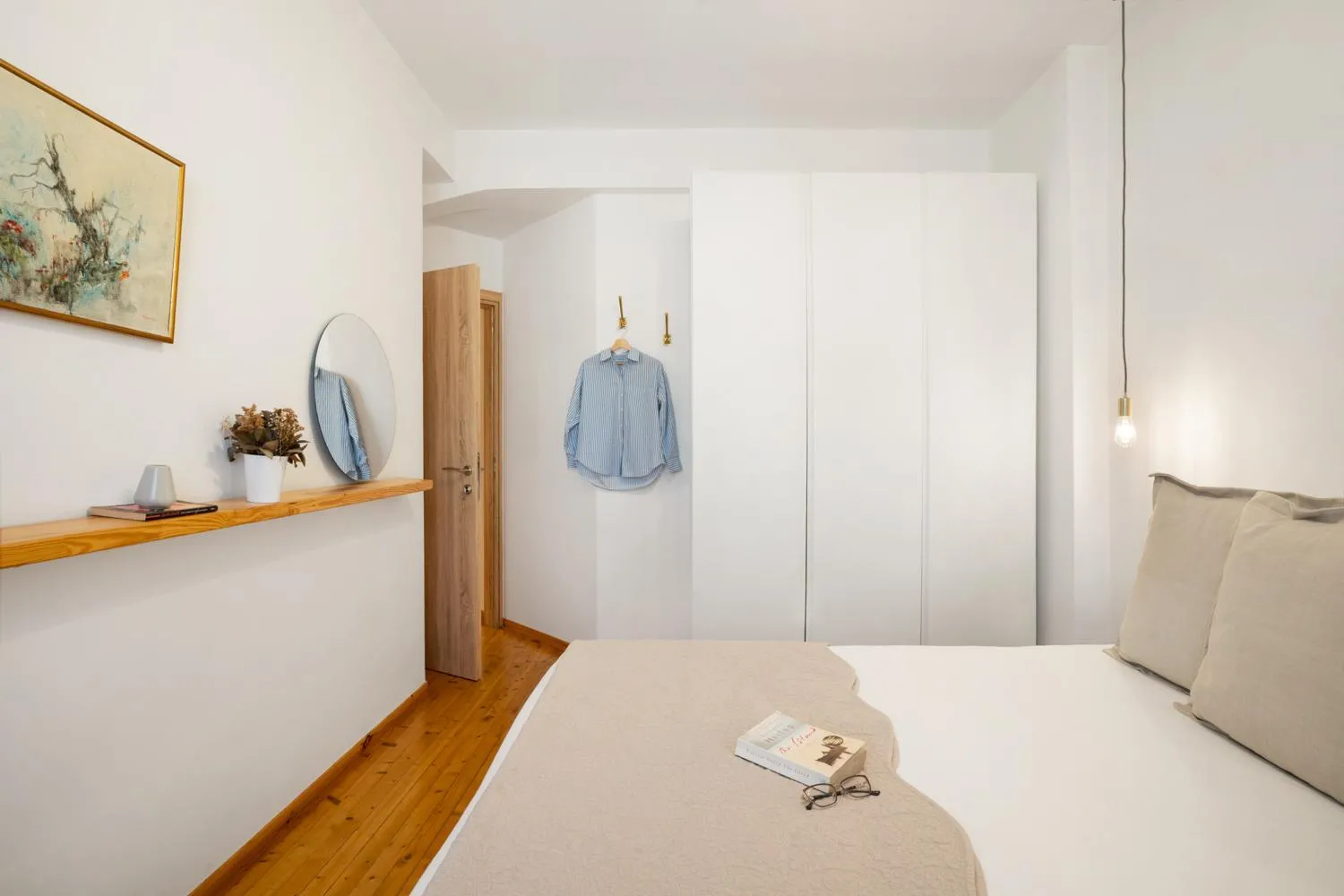 Bedroom, Bed in The 4 Travellers Thessaloniki