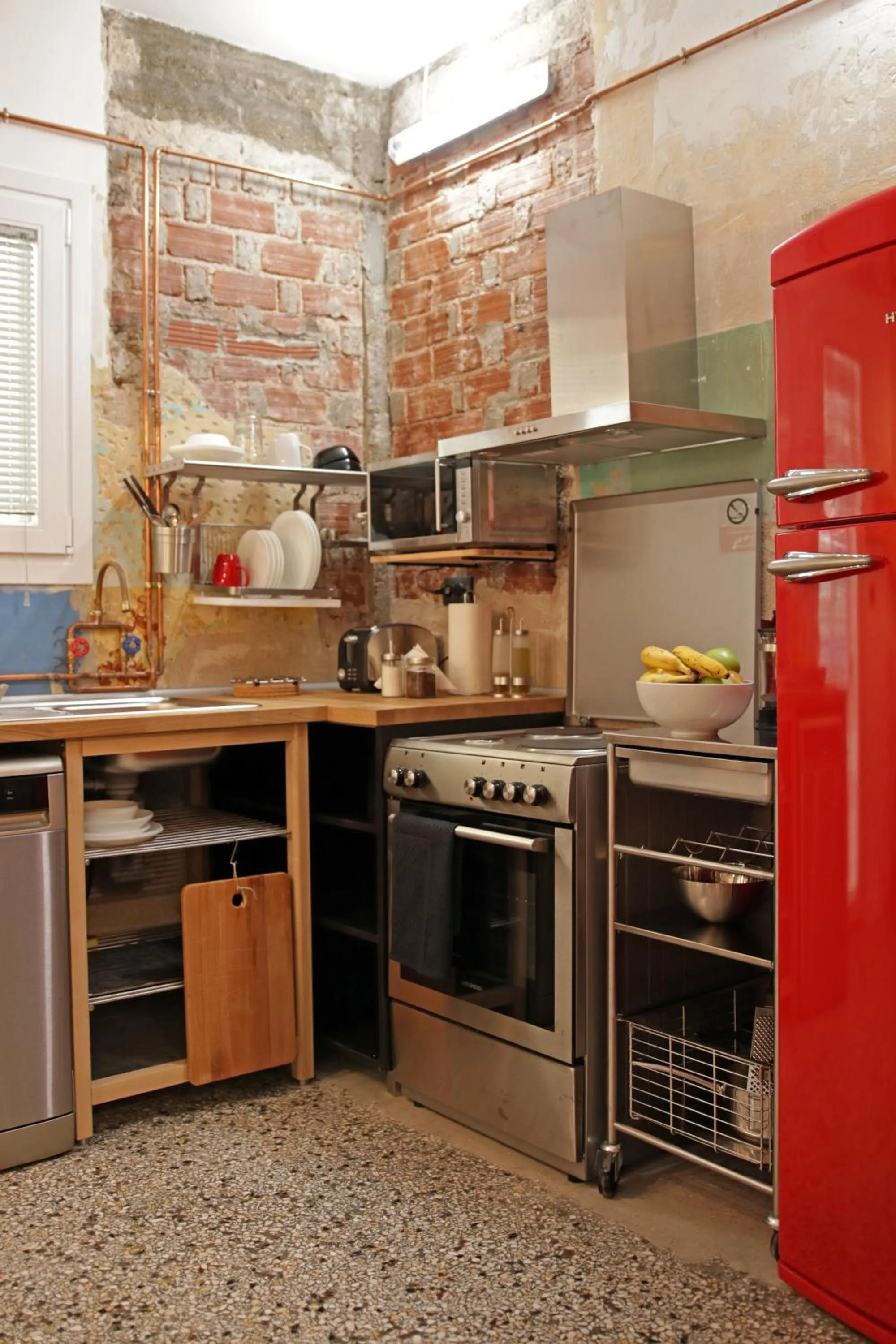 Kitchen or kitchenette in The 4 Travellers Thessaloniki