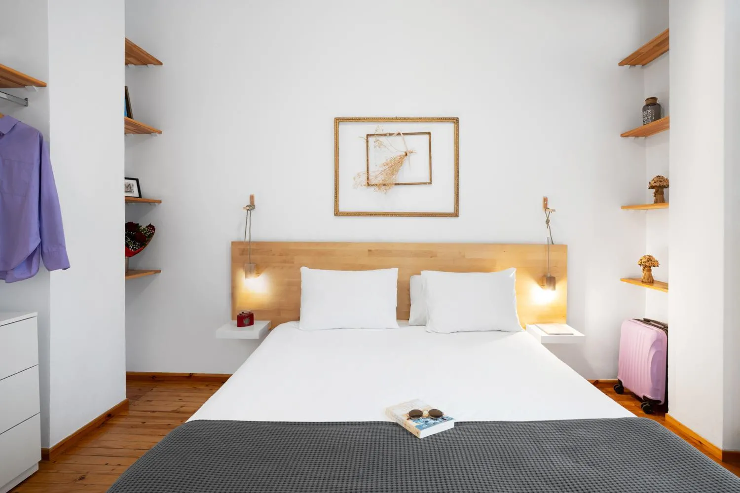 Bedroom, Bed in The 4 Travellers Thessaloniki