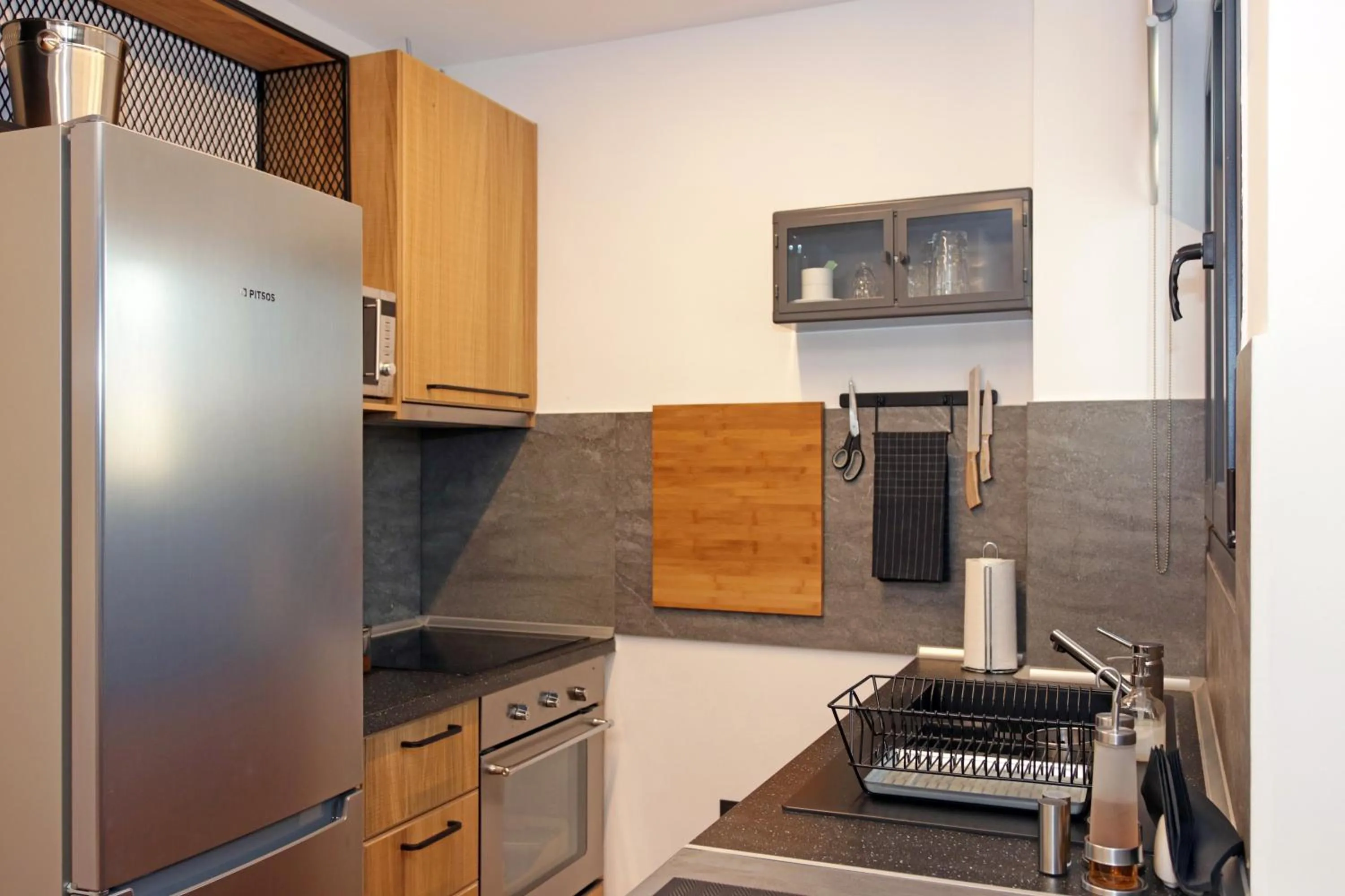 Kitchen or kitchenette in The 4 Travellers Thessaloniki