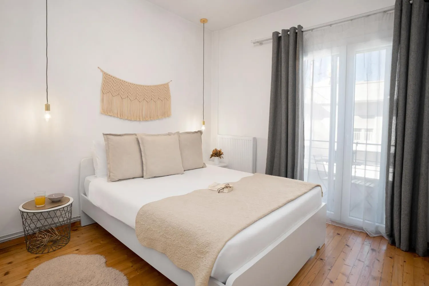Bedroom, Bed in The 4 Travellers Thessaloniki