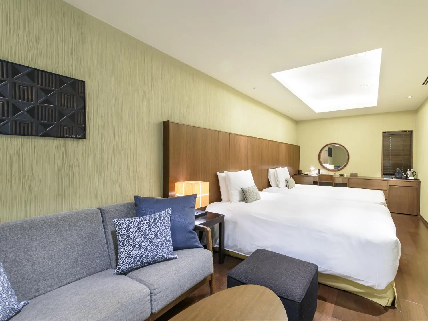 Bed in Hakone Suishoen