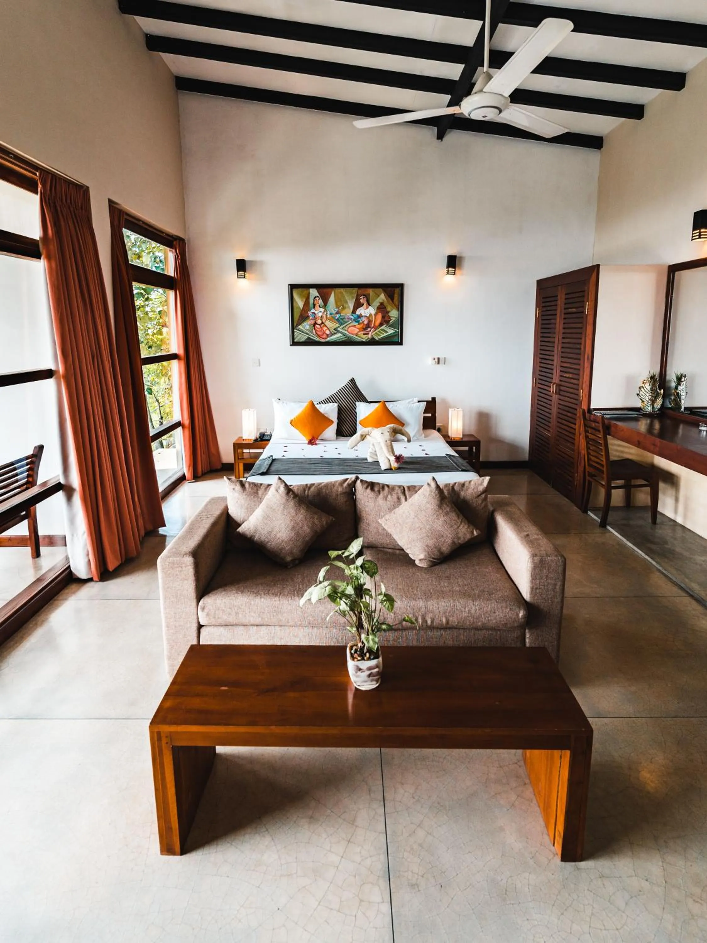 Bed in Melheim Resort and Spa