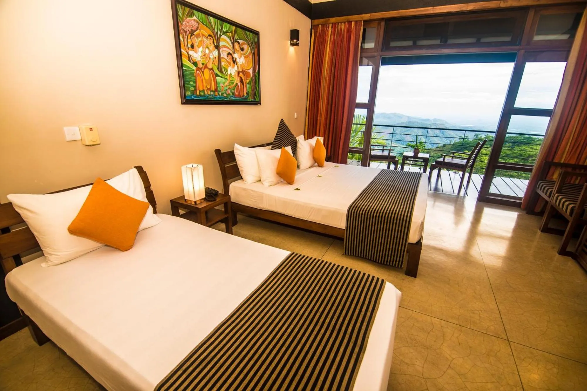 Bed in Melheim Resort and Spa