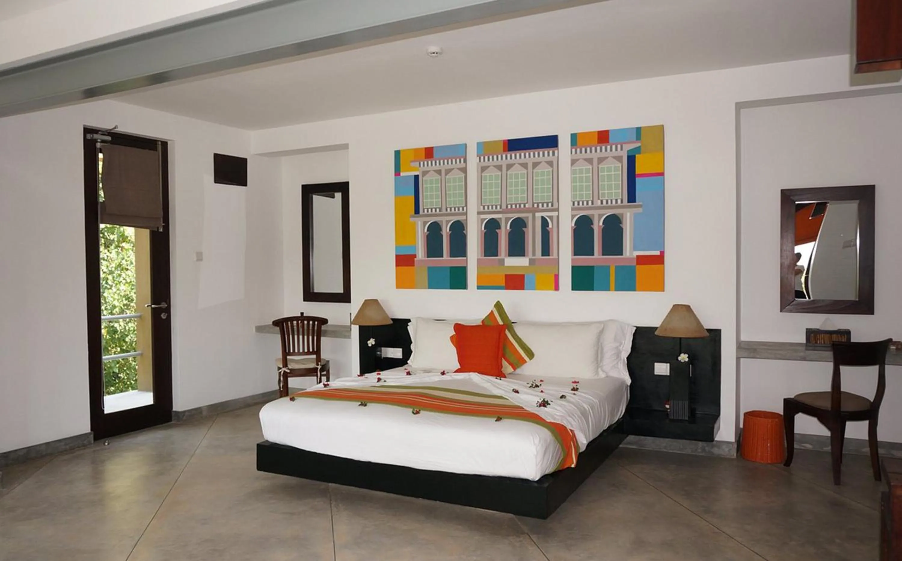 Bedroom, Bed in Buckingham Place