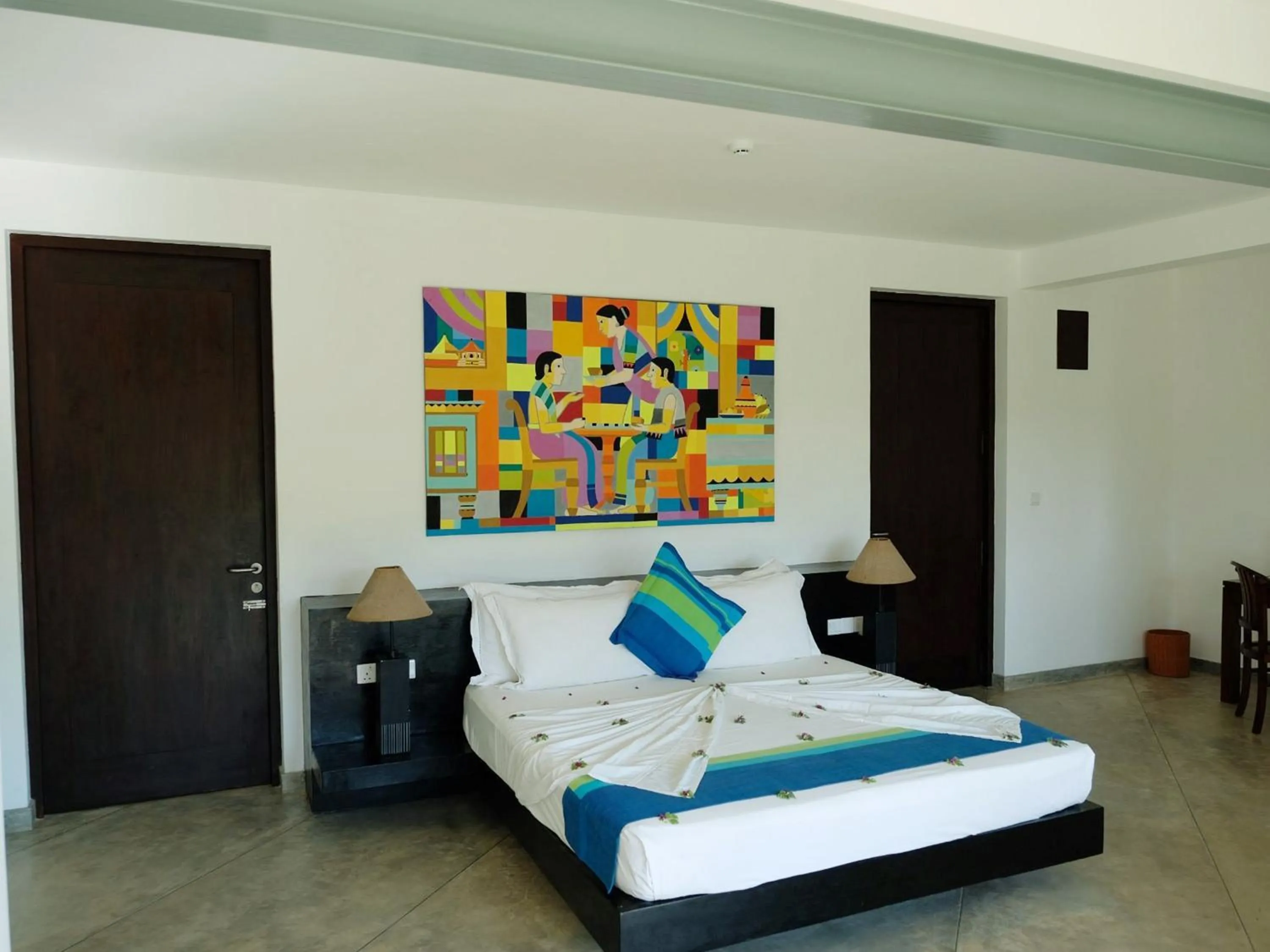 Bedroom, Bed in Buckingham Place