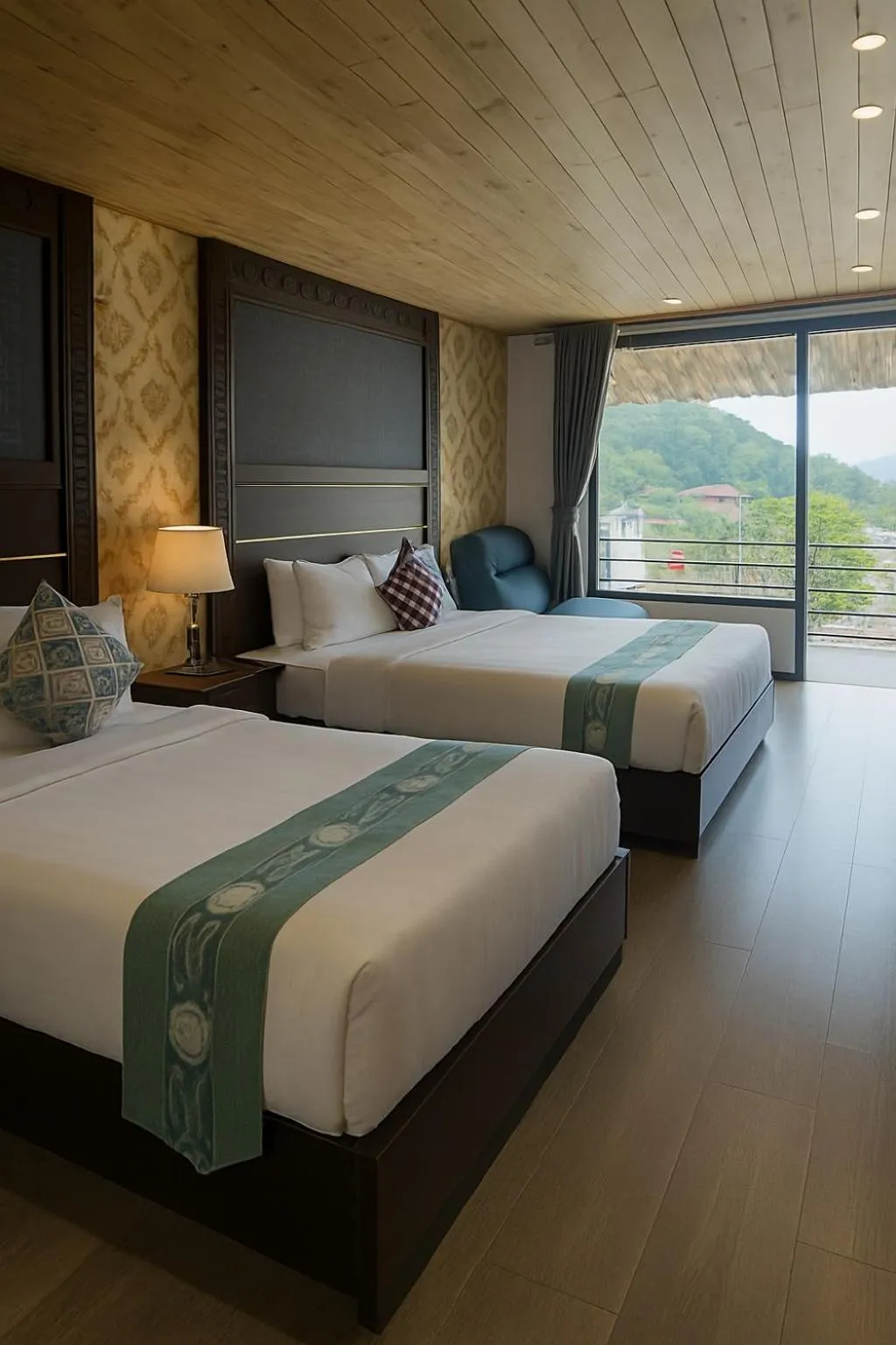 Bed in Sapa Elegance Hotel