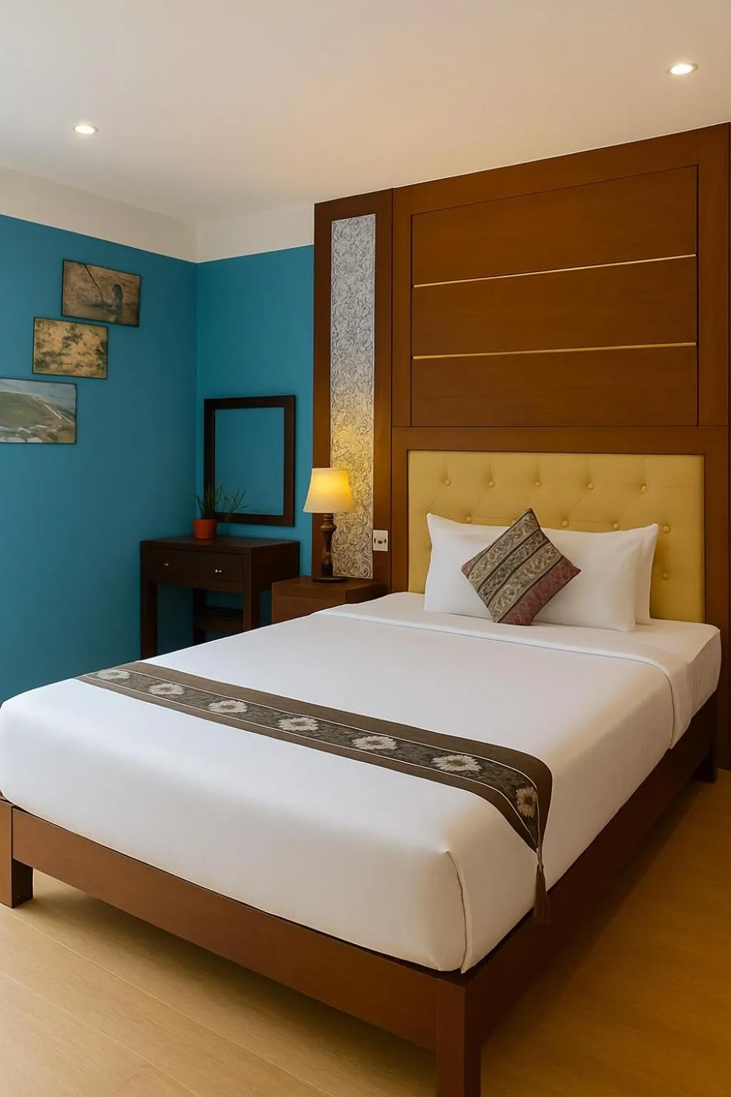 Bed in Sapa Elegance Hotel