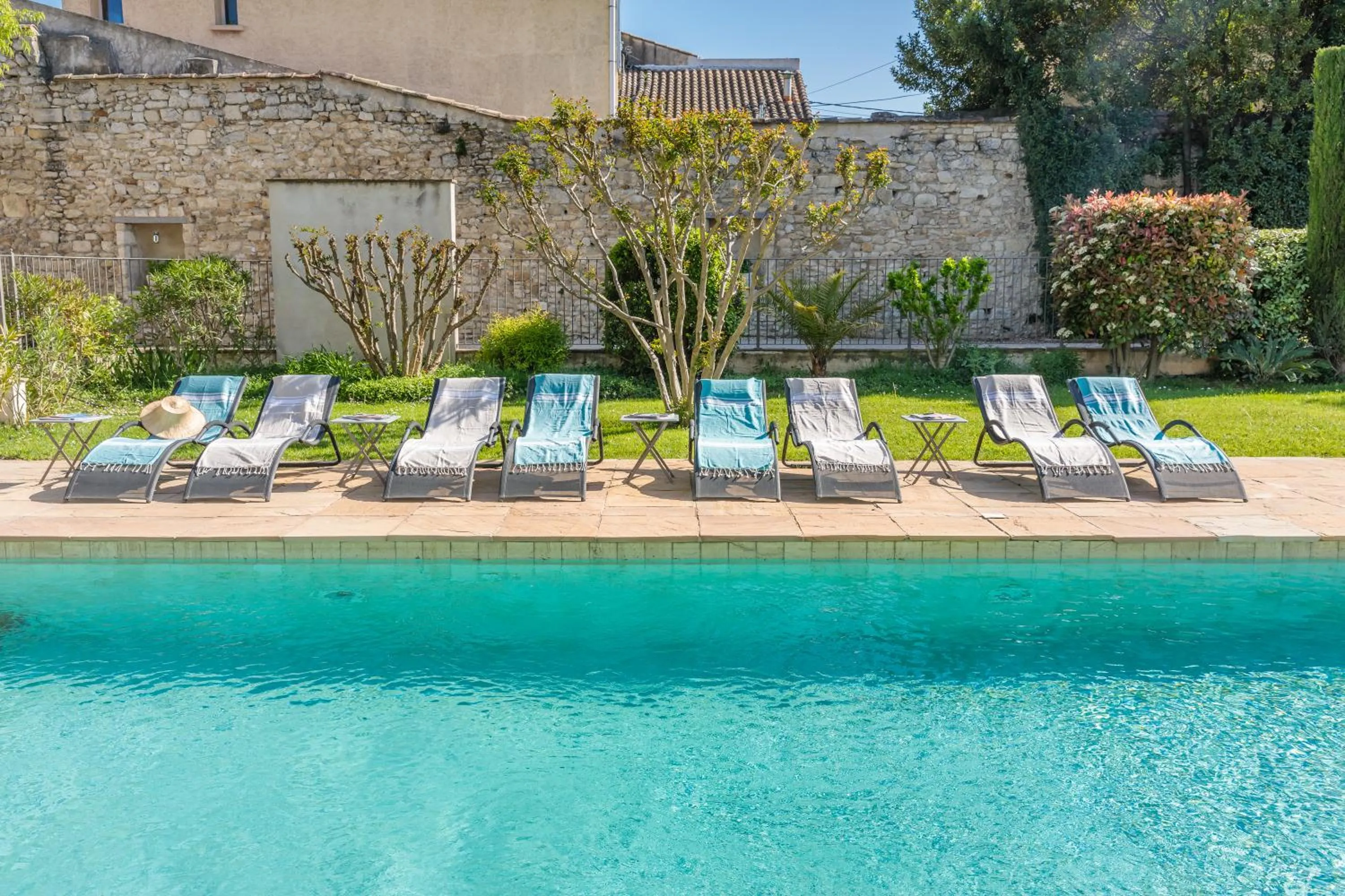 Pool view in Hôtel La Suite