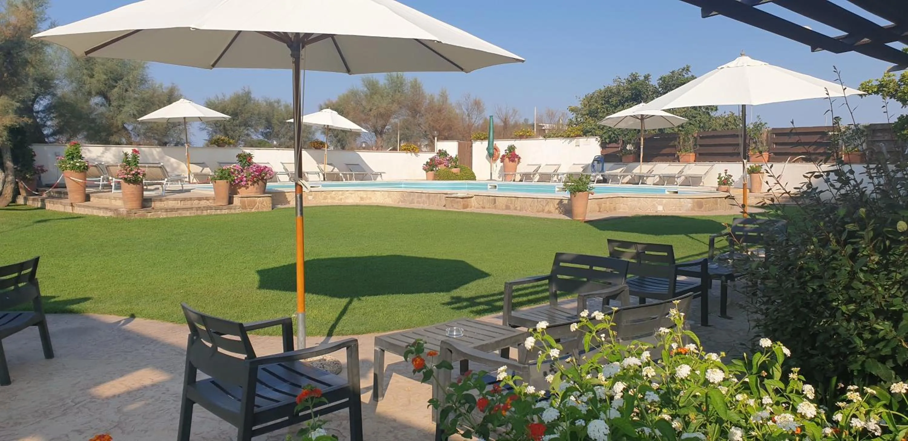 Garden in Hotel Corallo