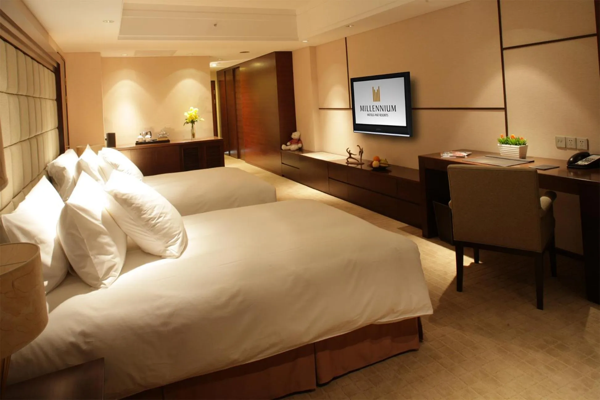 Bedroom, Bed in Millennium Hotel Wuxi