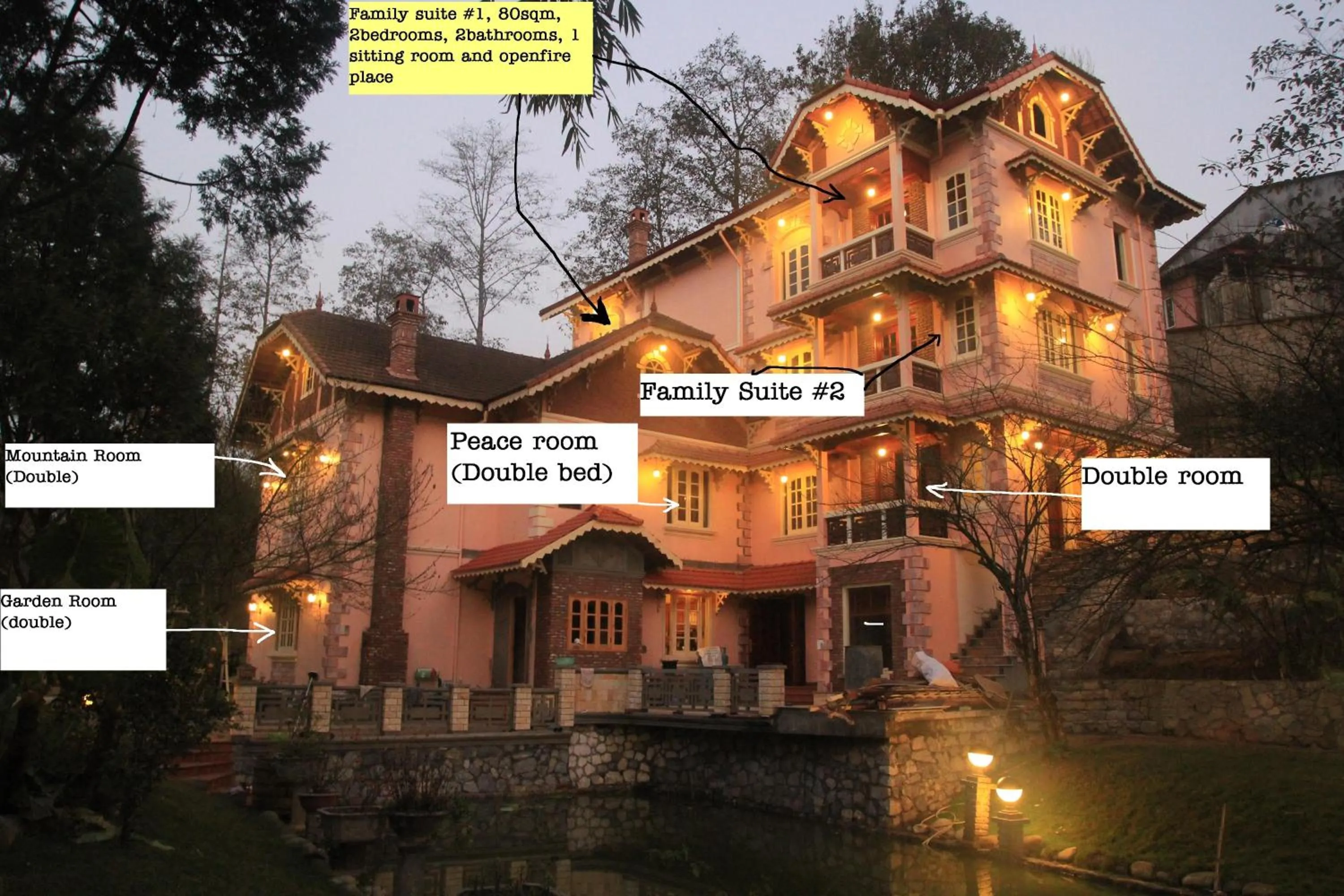 Property building in Sapa Garden Bed and Breakfast
