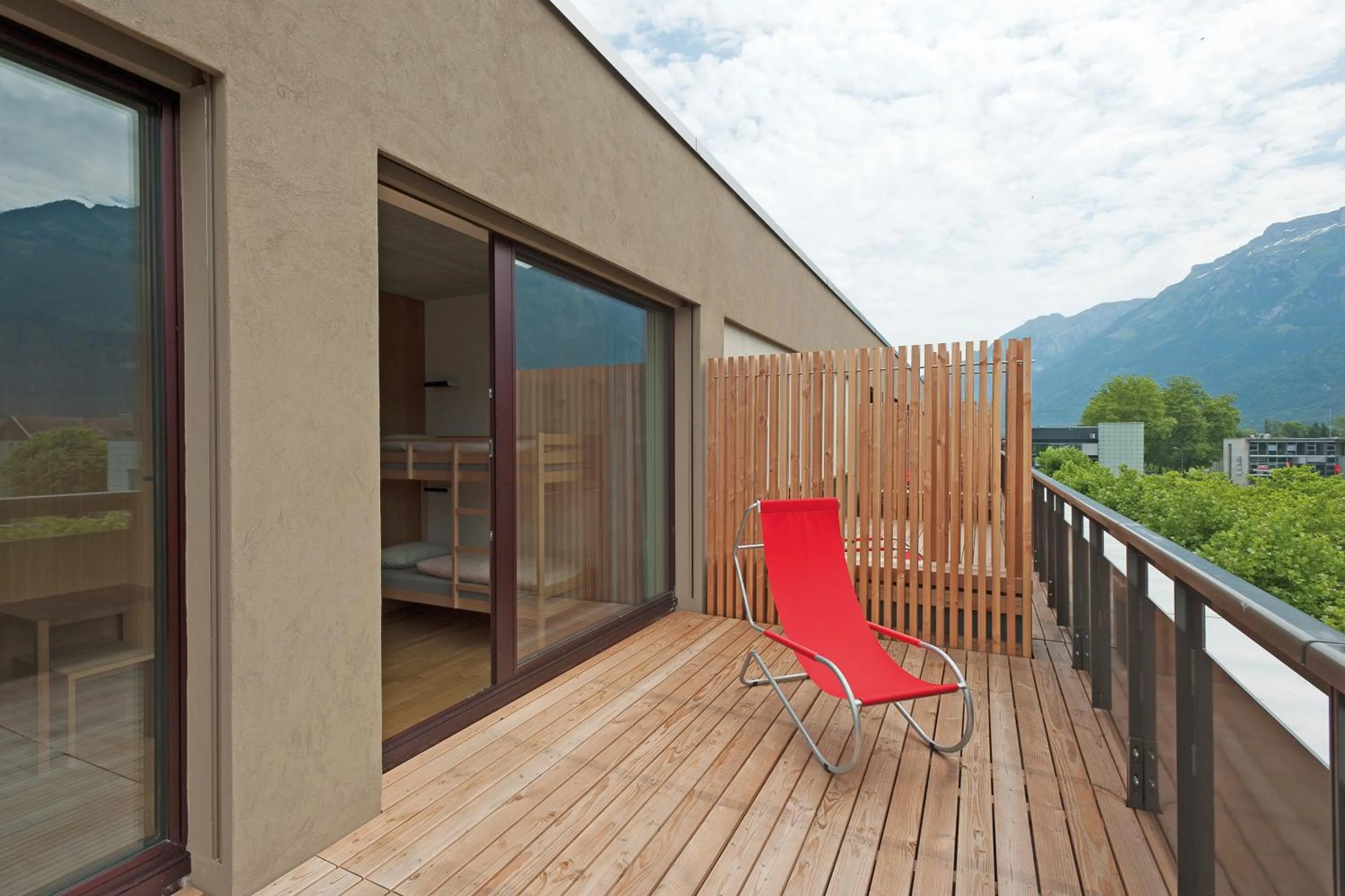 Decorative detail in Interlaken Youth Hostel