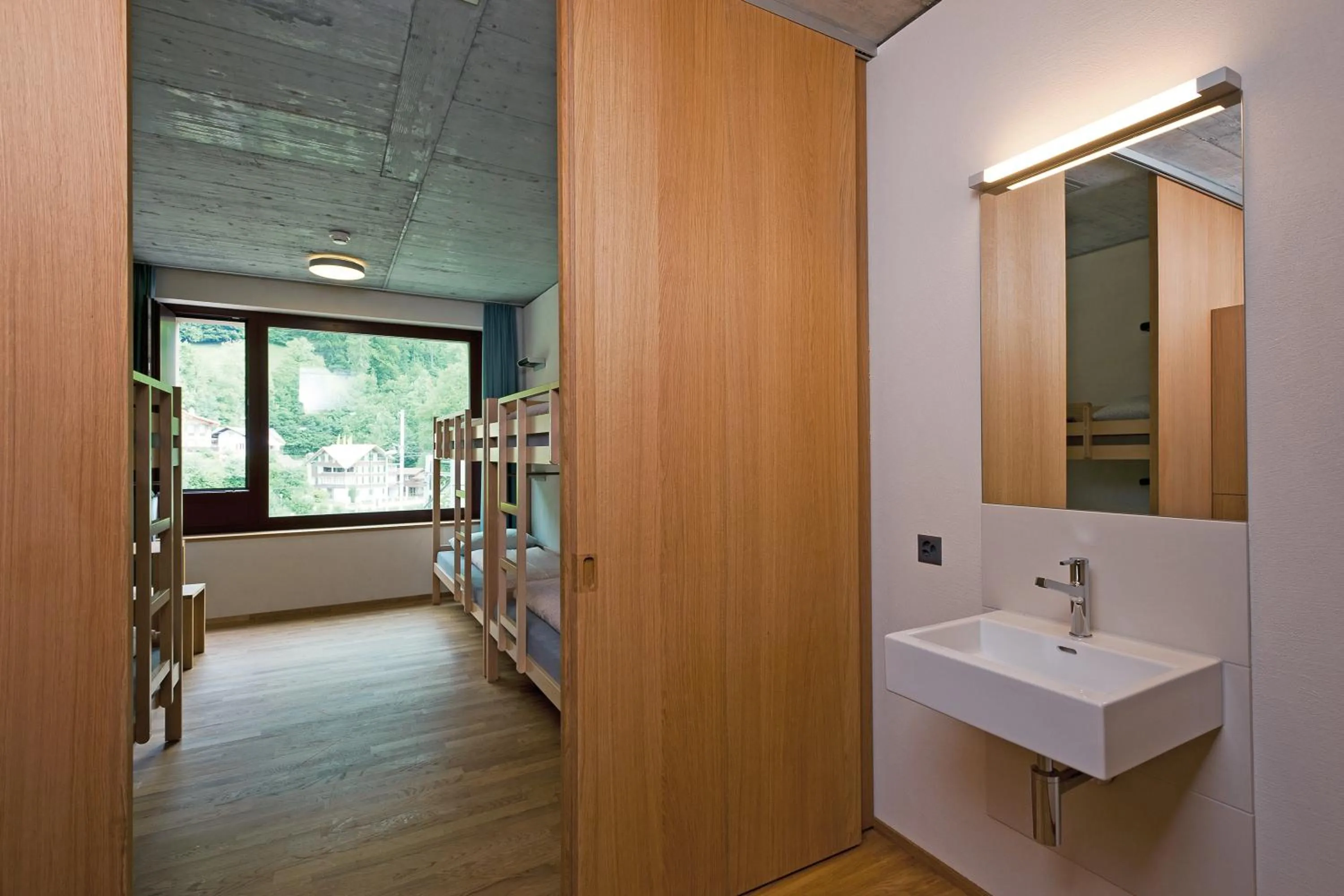 Bed in Interlaken Youth Hostel