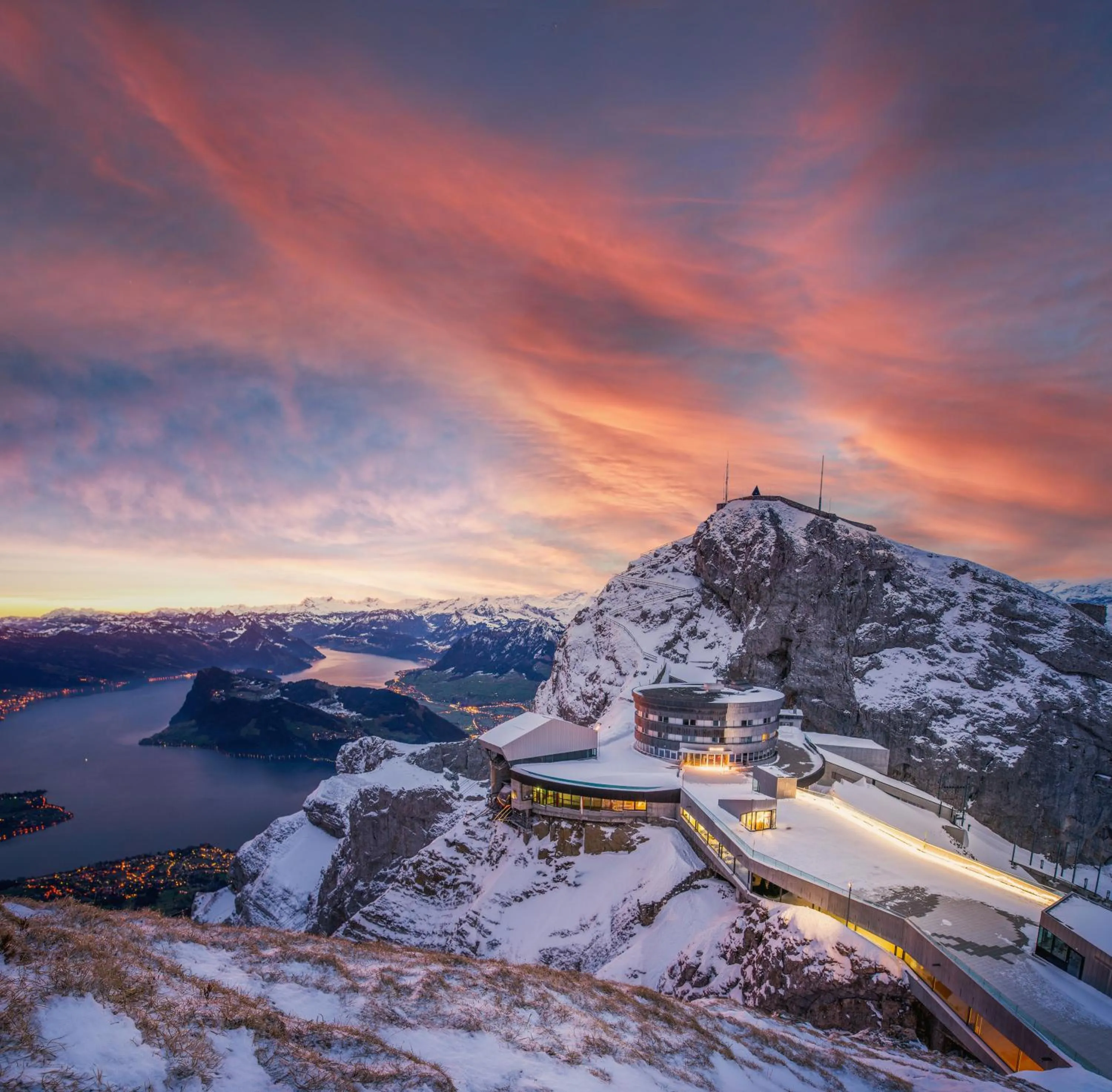 Winter in Hotel Bellevue Kriens