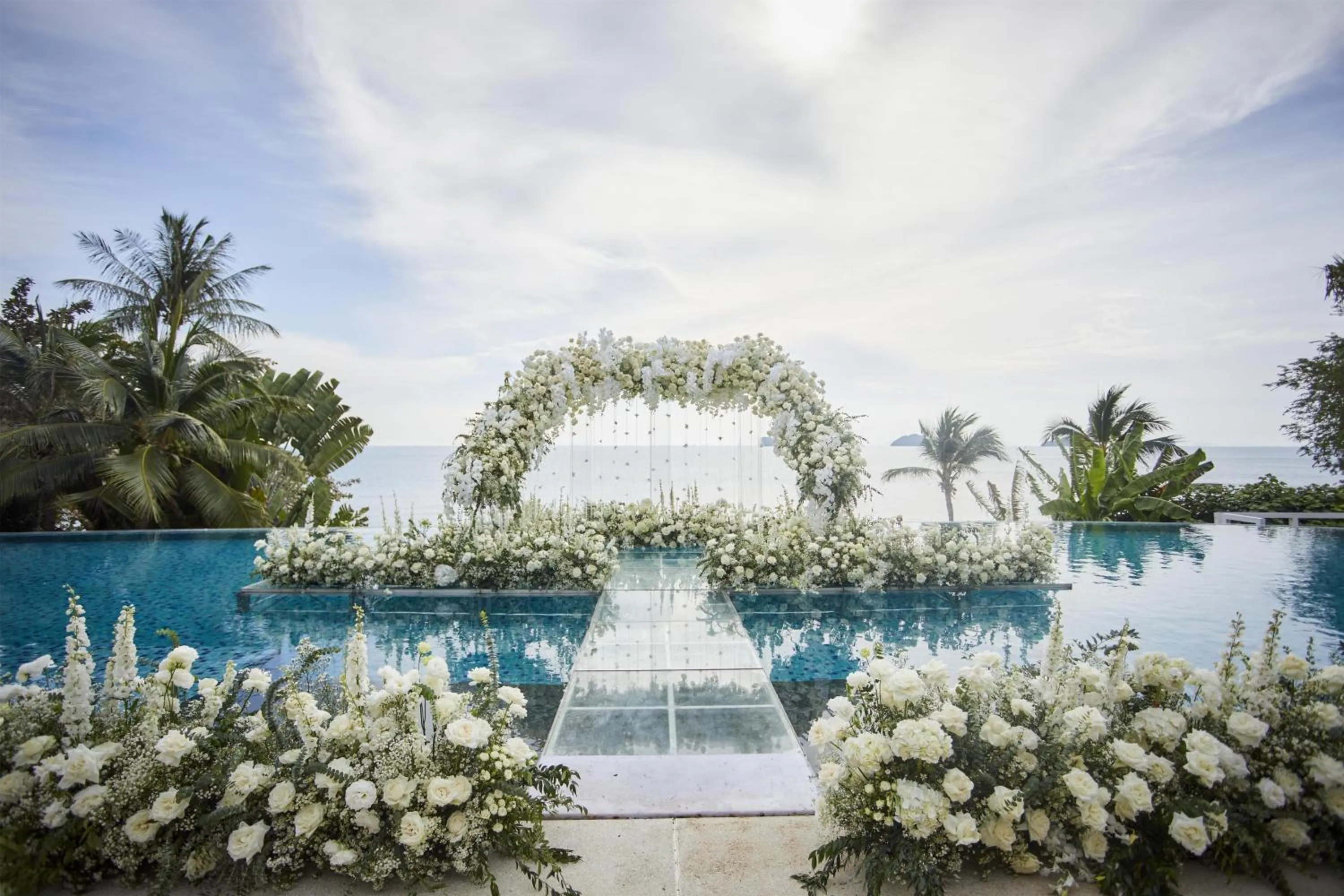 Pool view in Conrad Koh Samui