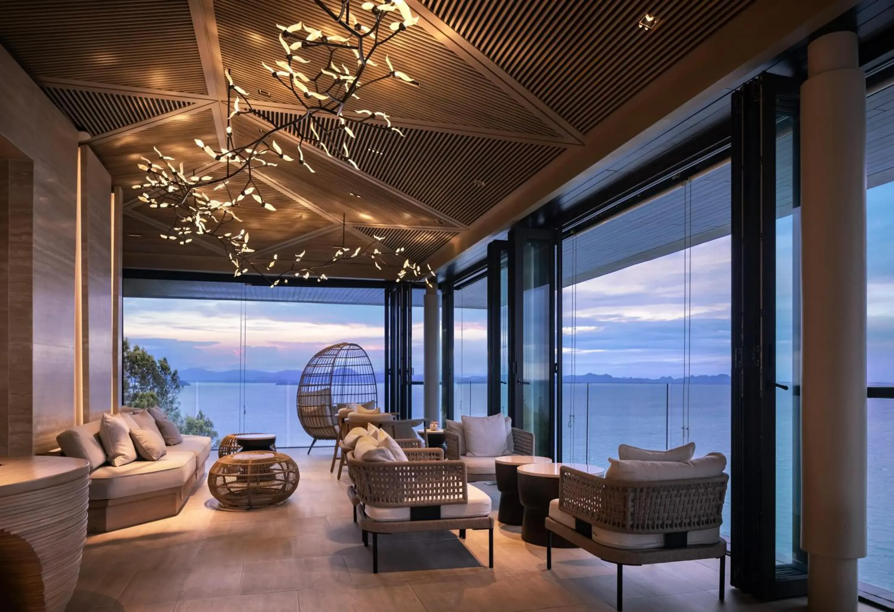 Lobby or reception in Conrad Koh Samui Lobby or reception in Conrad Koh Samui