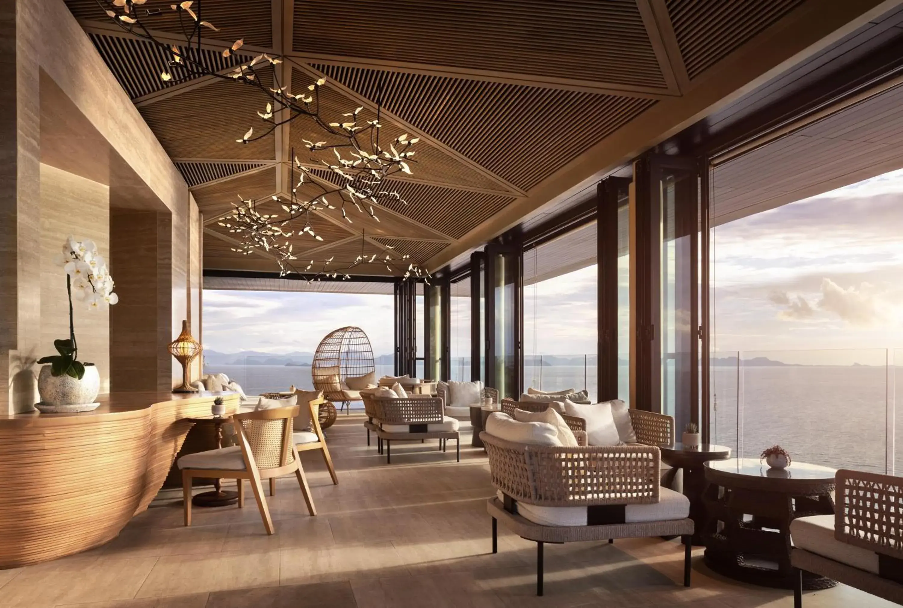 Lobby or reception in Conrad Koh Samui Lobby or reception in Conrad Koh Samui